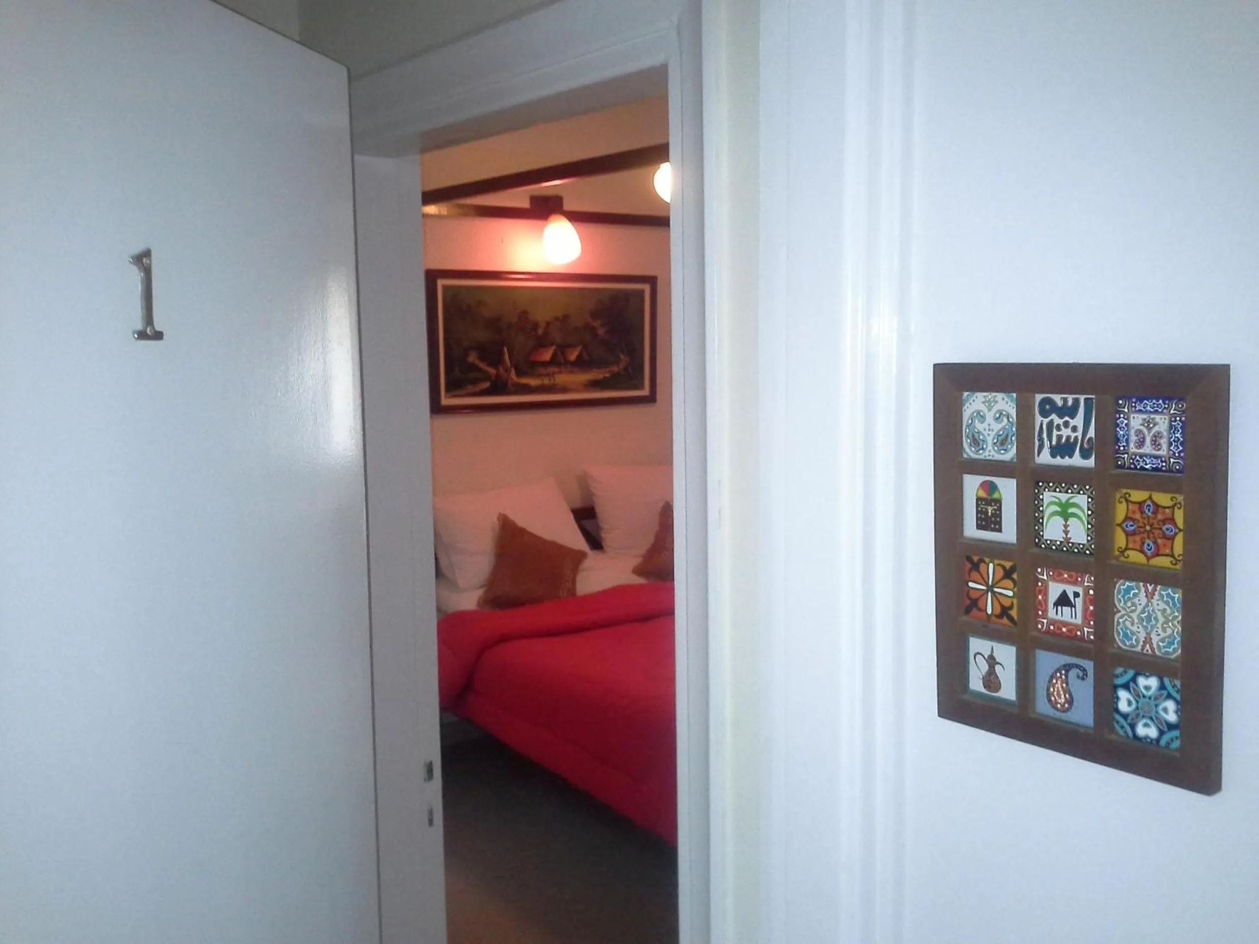 Decorative detail, Bed in Alexander The Great Hotel