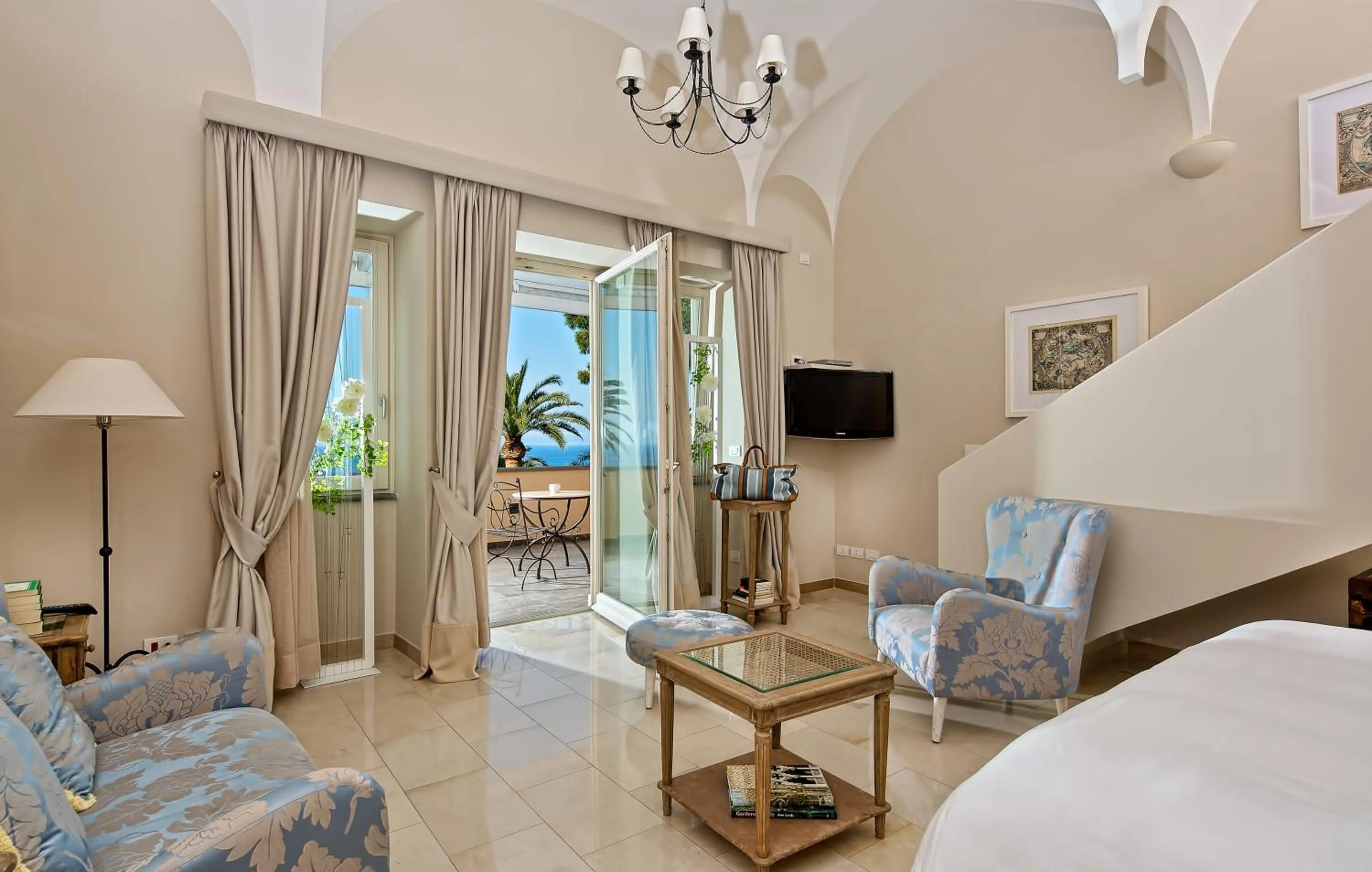 Suite Sea View With Pool in Villa Marina Capri Hotel & Spa