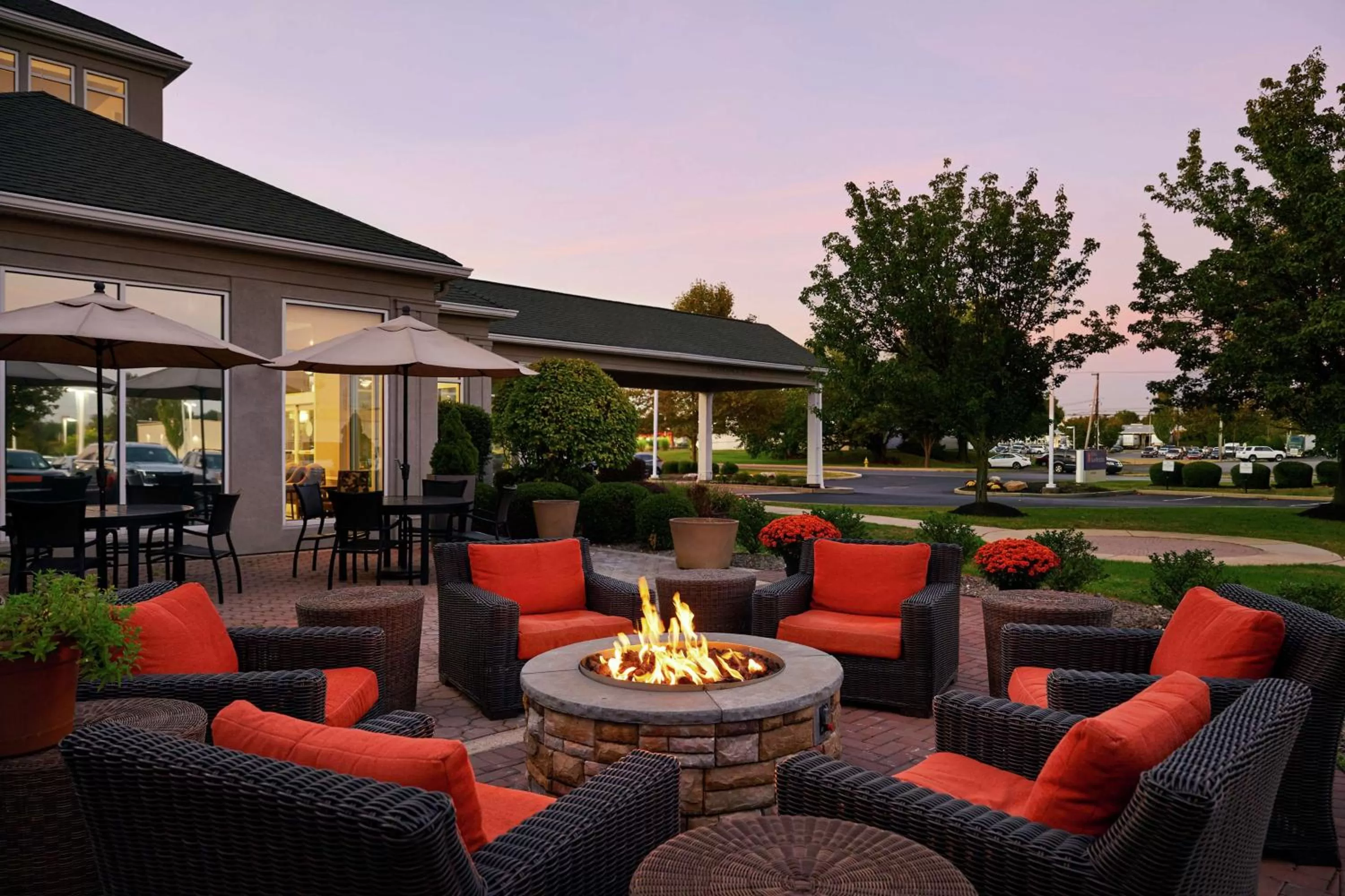 Patio in Hilton Garden Inn Allentown West
