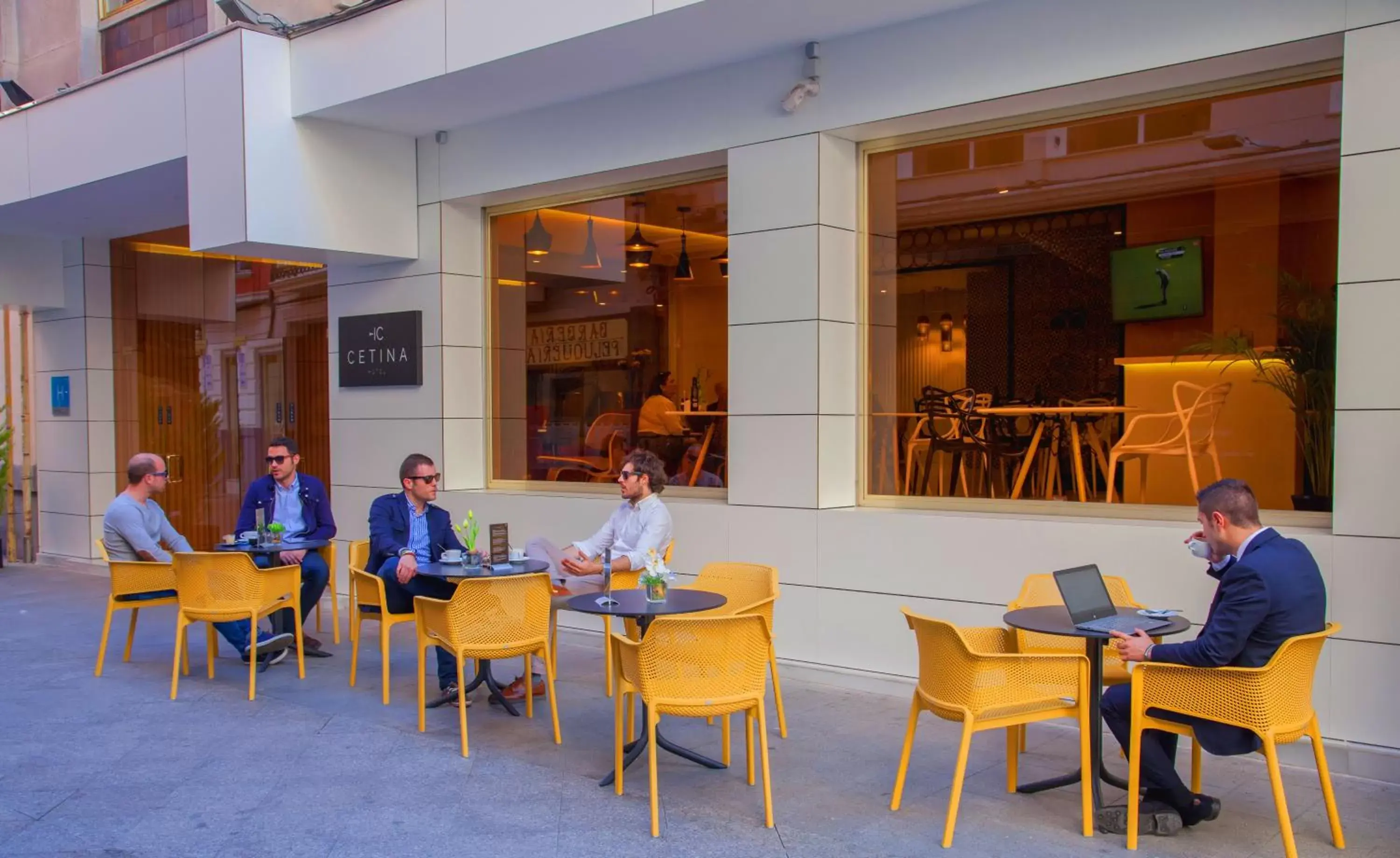 Balcony/Terrace in Hotel Cetina Murcia