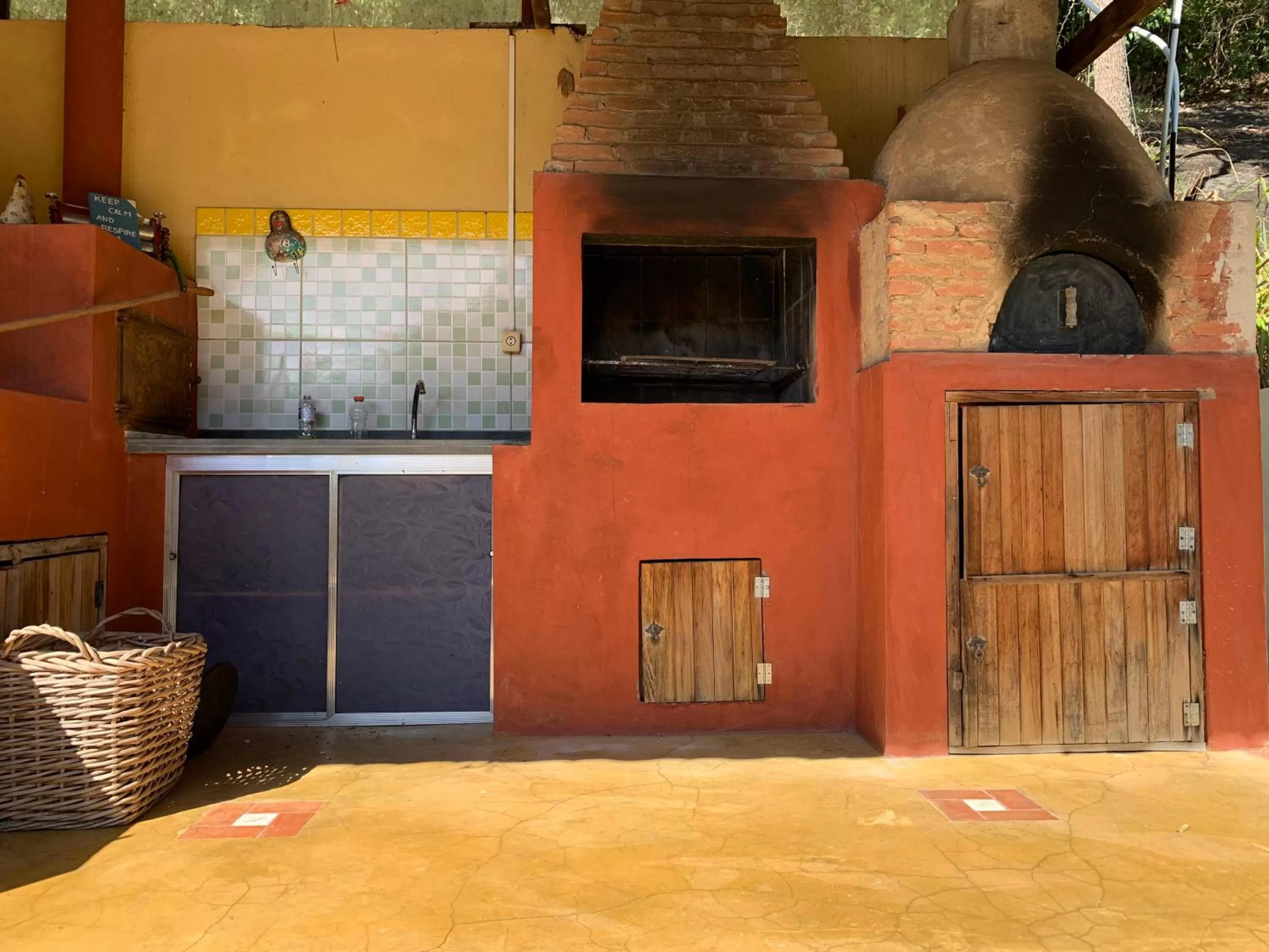 BBQ facilities in Pousada Spa Saúde Melhor