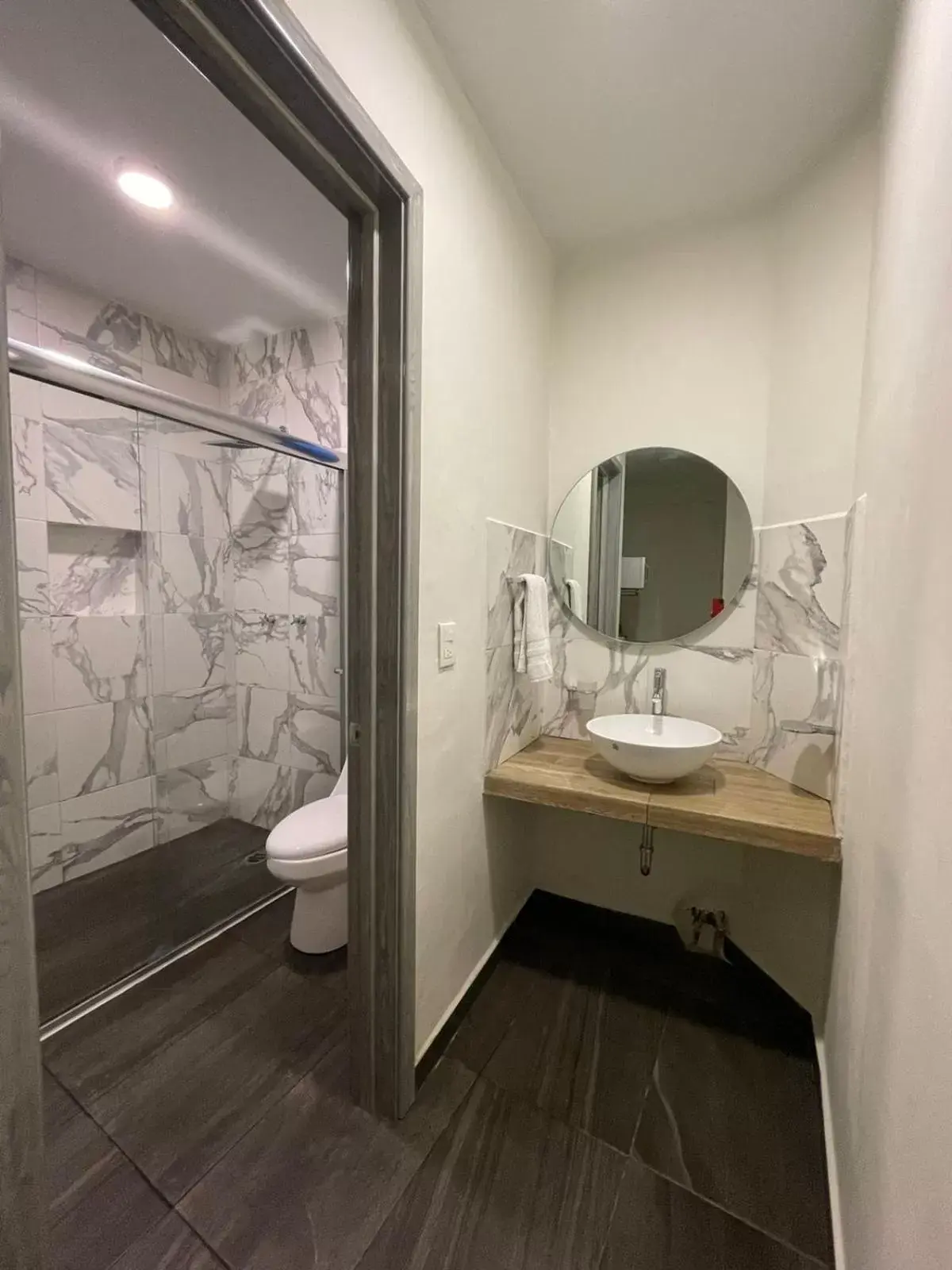 Bathroom in Capital Suites