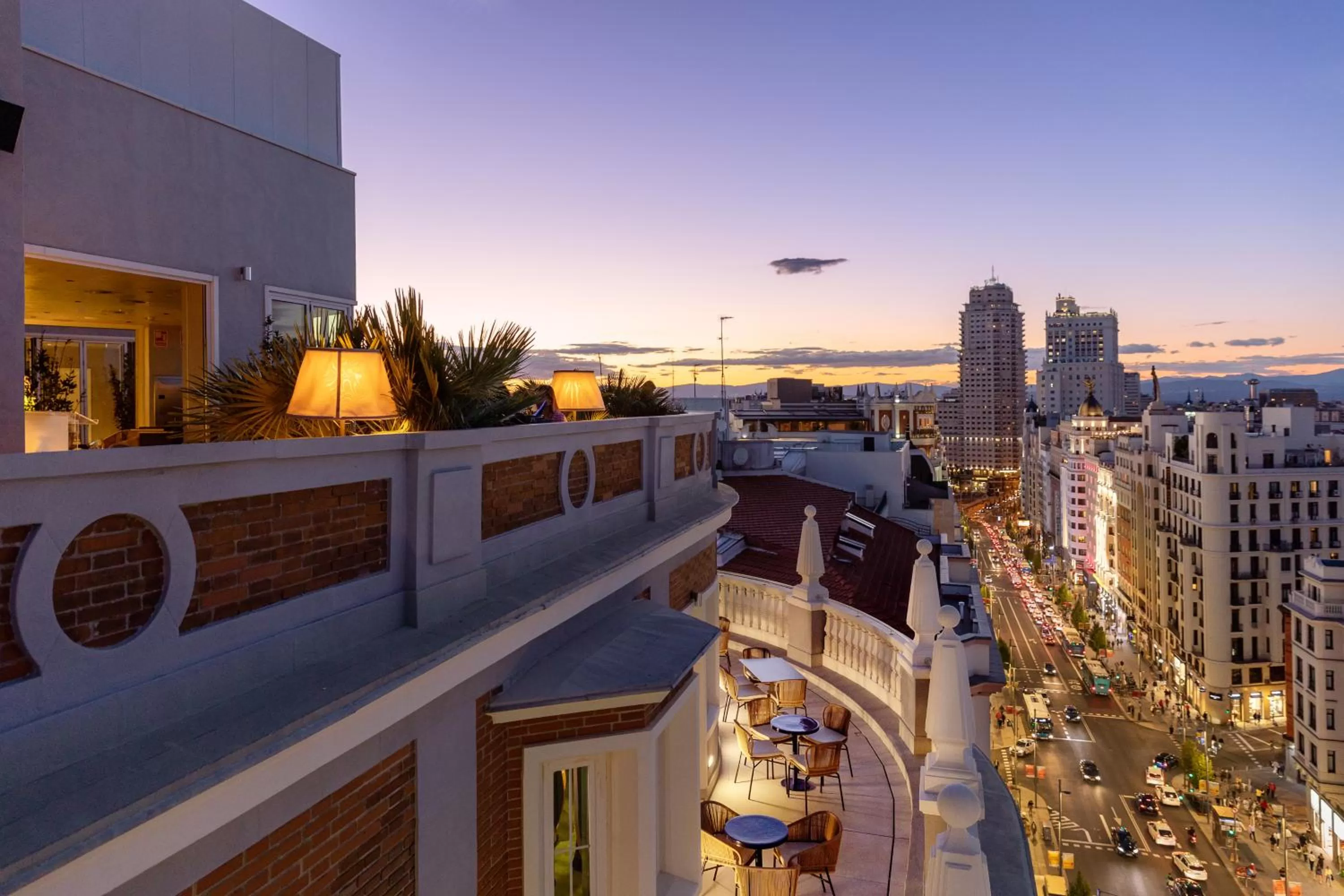 Balcony/Terrace in Room Mate Macarena, Madrid Gran Vía
