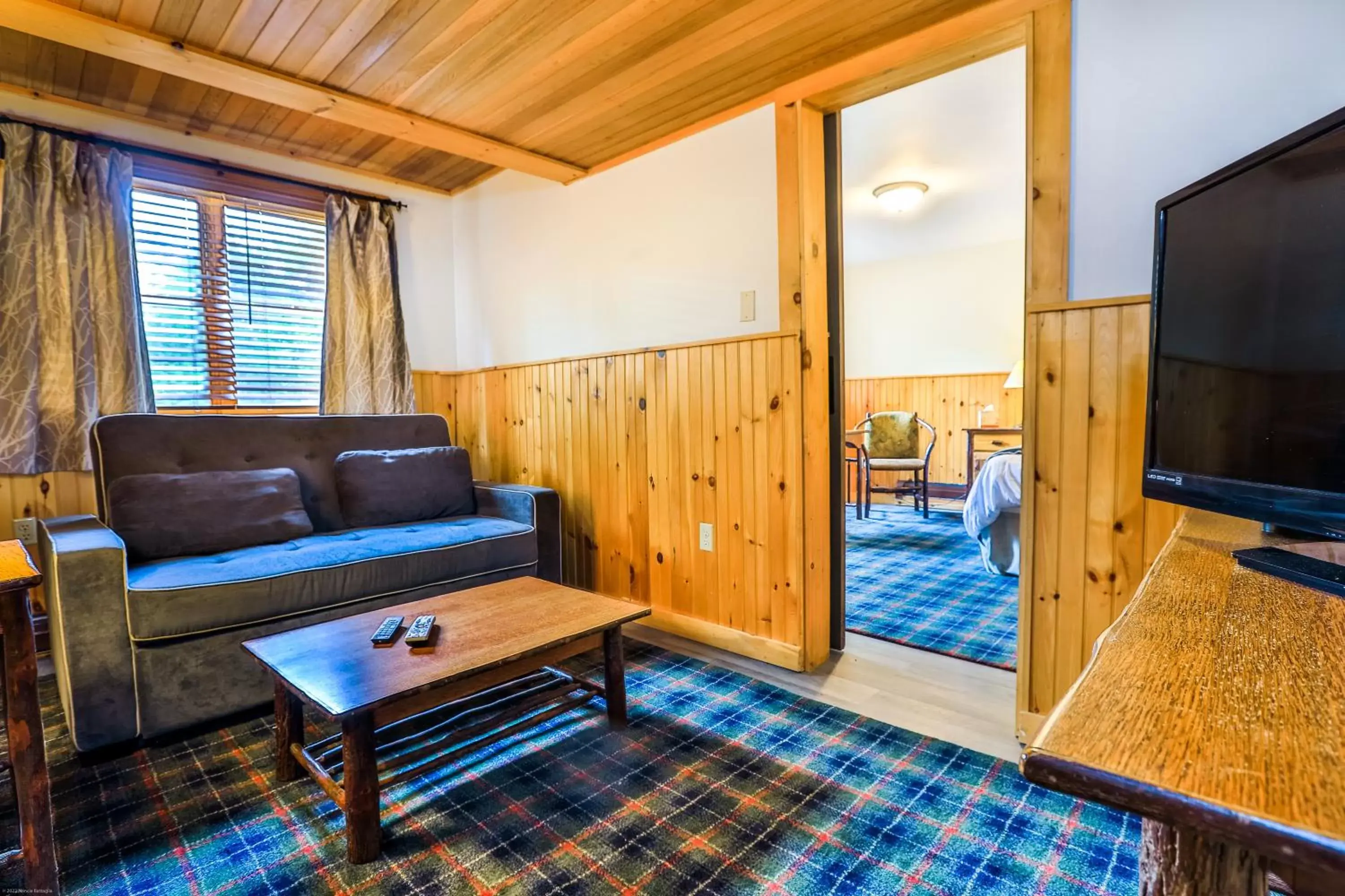 TV and multimedia, Seating Area in Garnet Hill Lodge