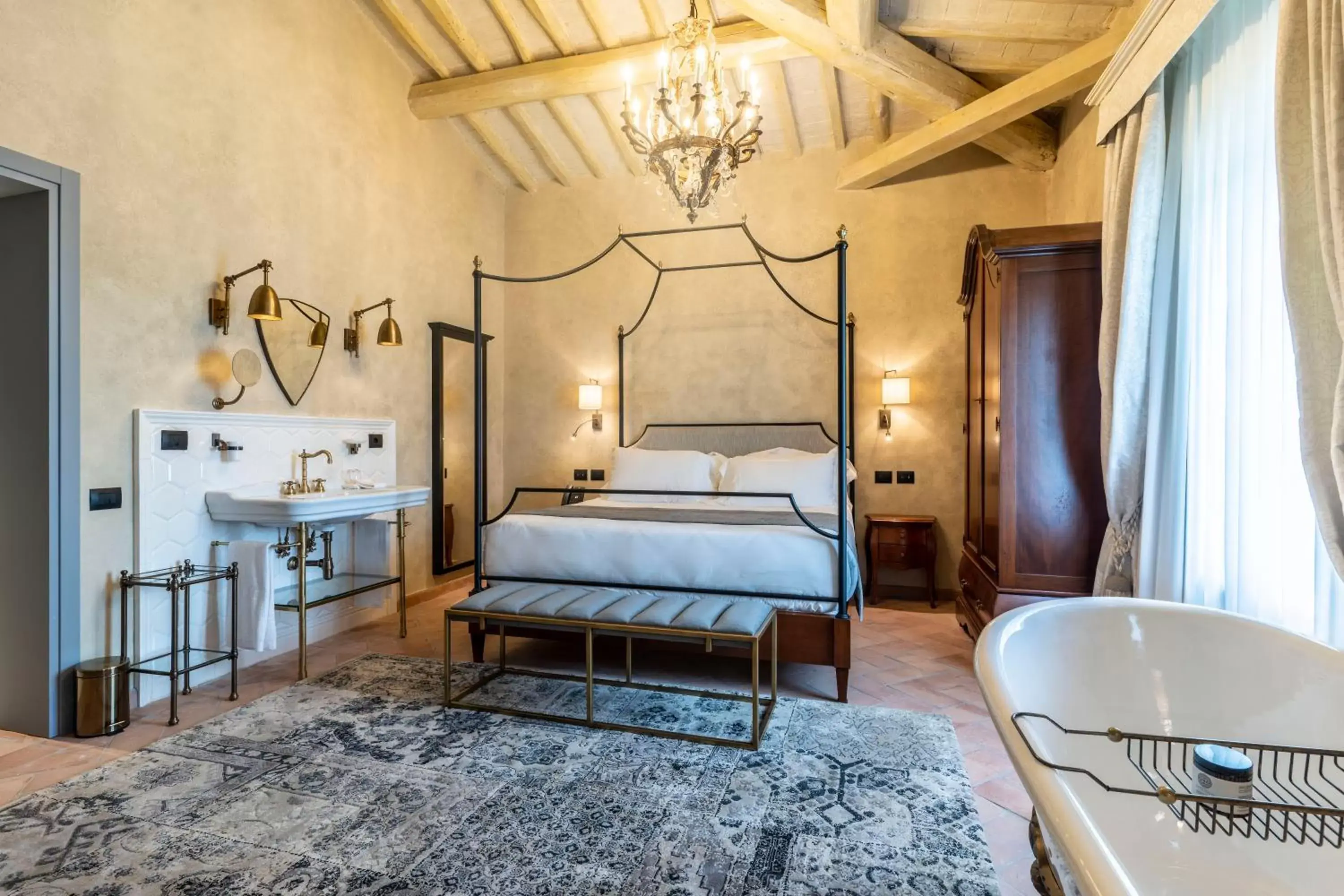 Bed in Villa Petriolo