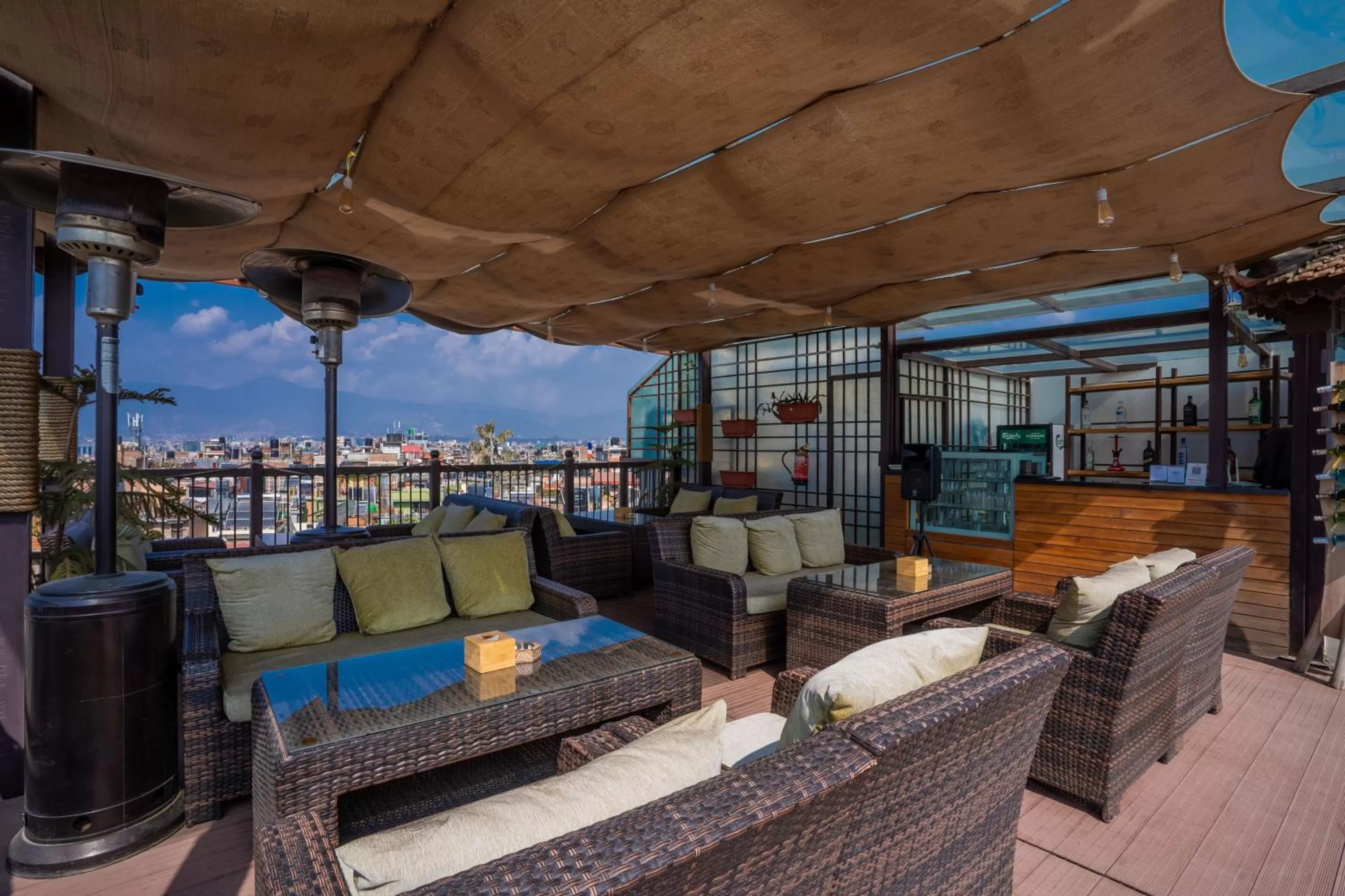 Balcony/Terrace in Pahan Chhen - Boutique Hotel