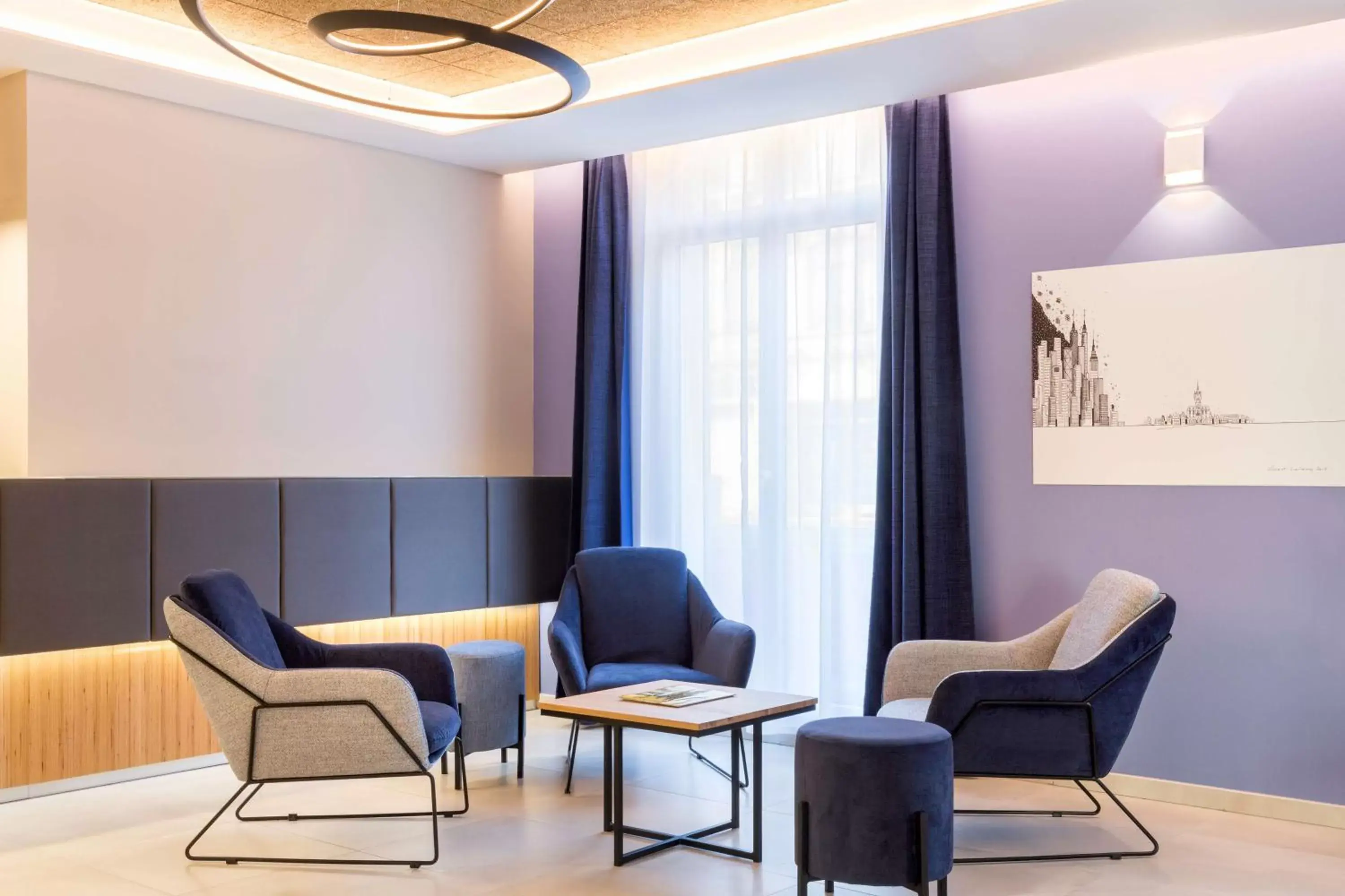 Lobby or reception in Best Western Le Beffroi Lobby or reception in Best Western Le Beffroi