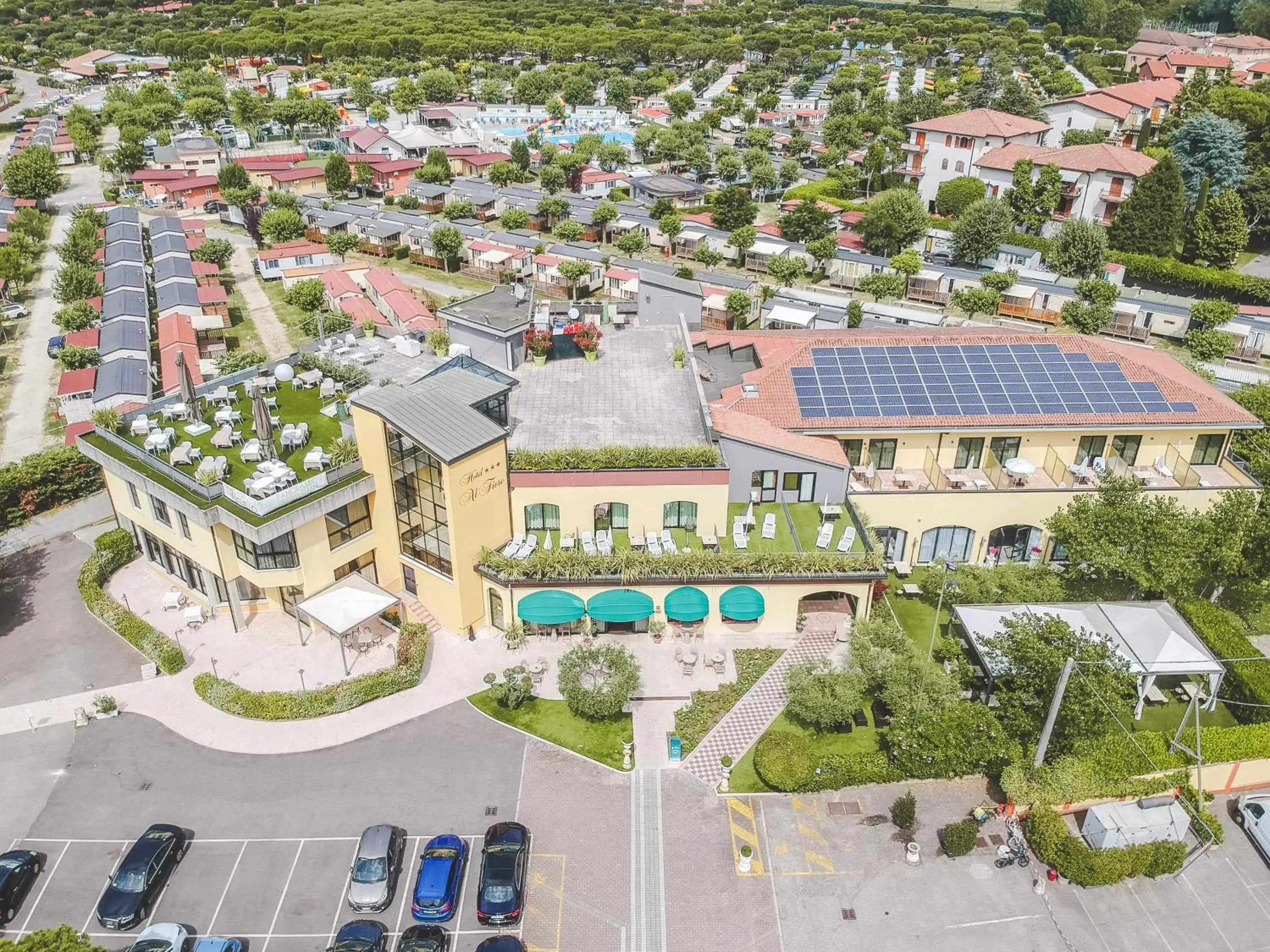 Bird's eye view, Bird's-eye View in Hotel Ristorante Al Fiore