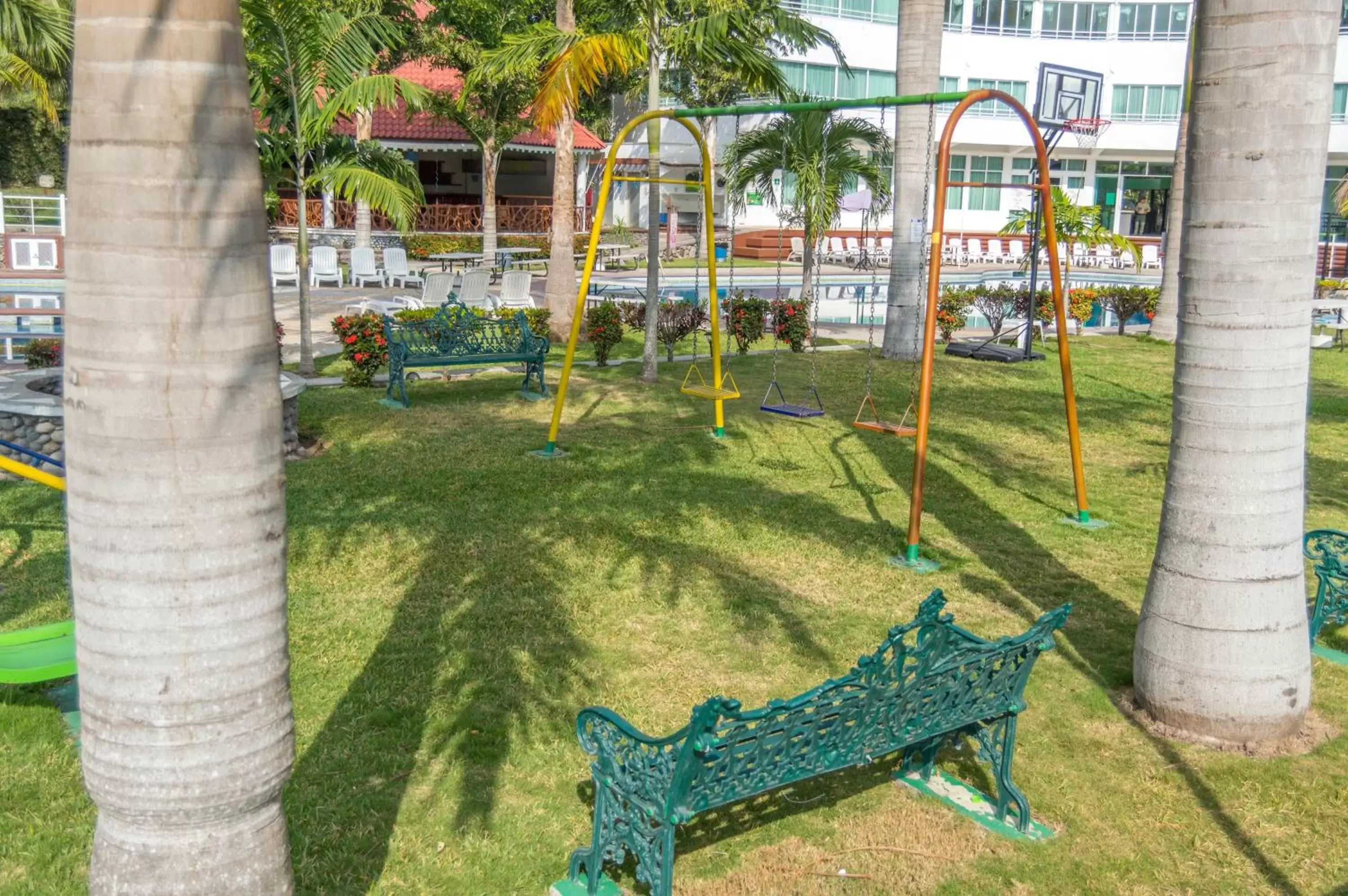 Children play ground in Hotel Puente Nacional & Spa