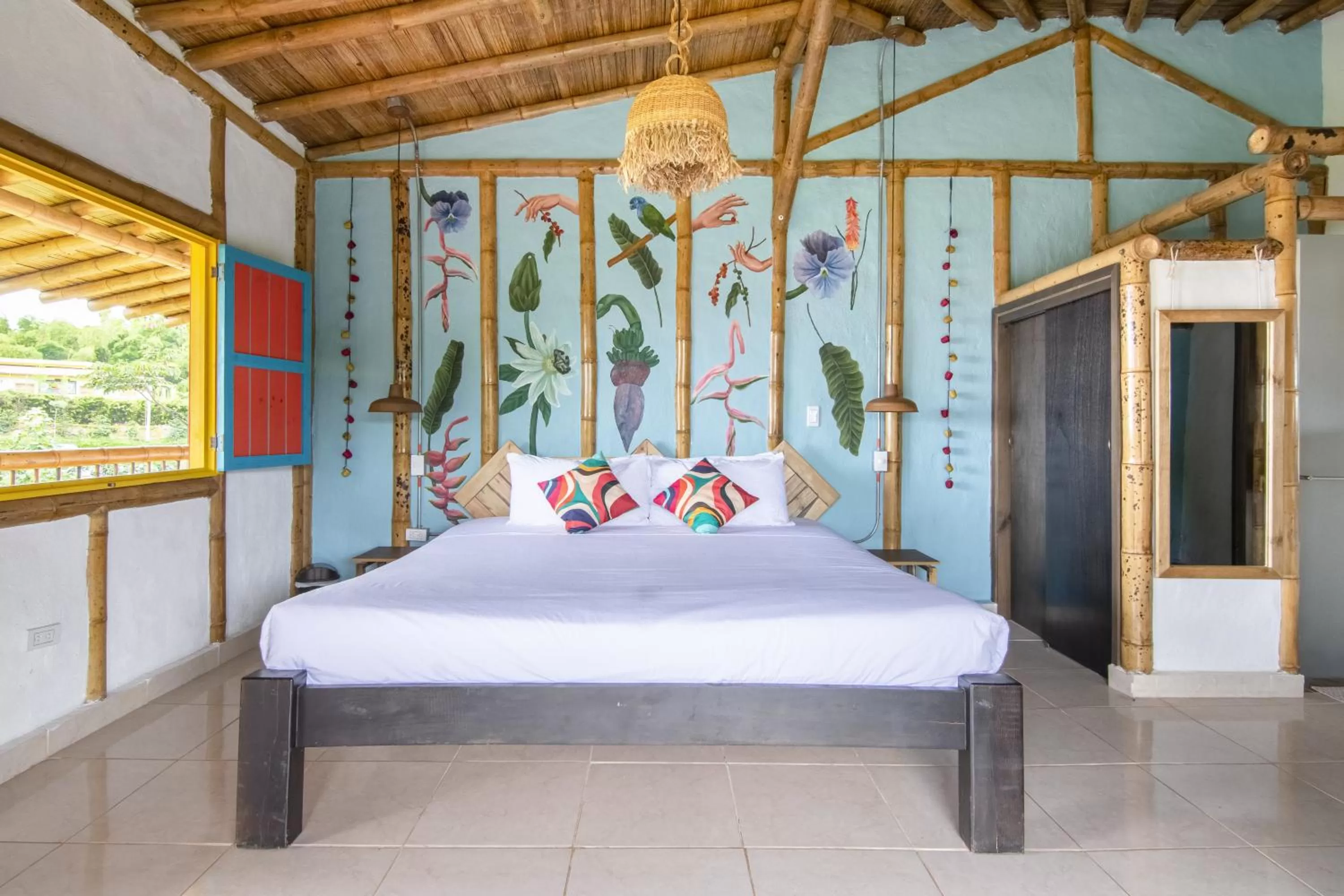 Bedroom in Los Otobos finca hotel 1