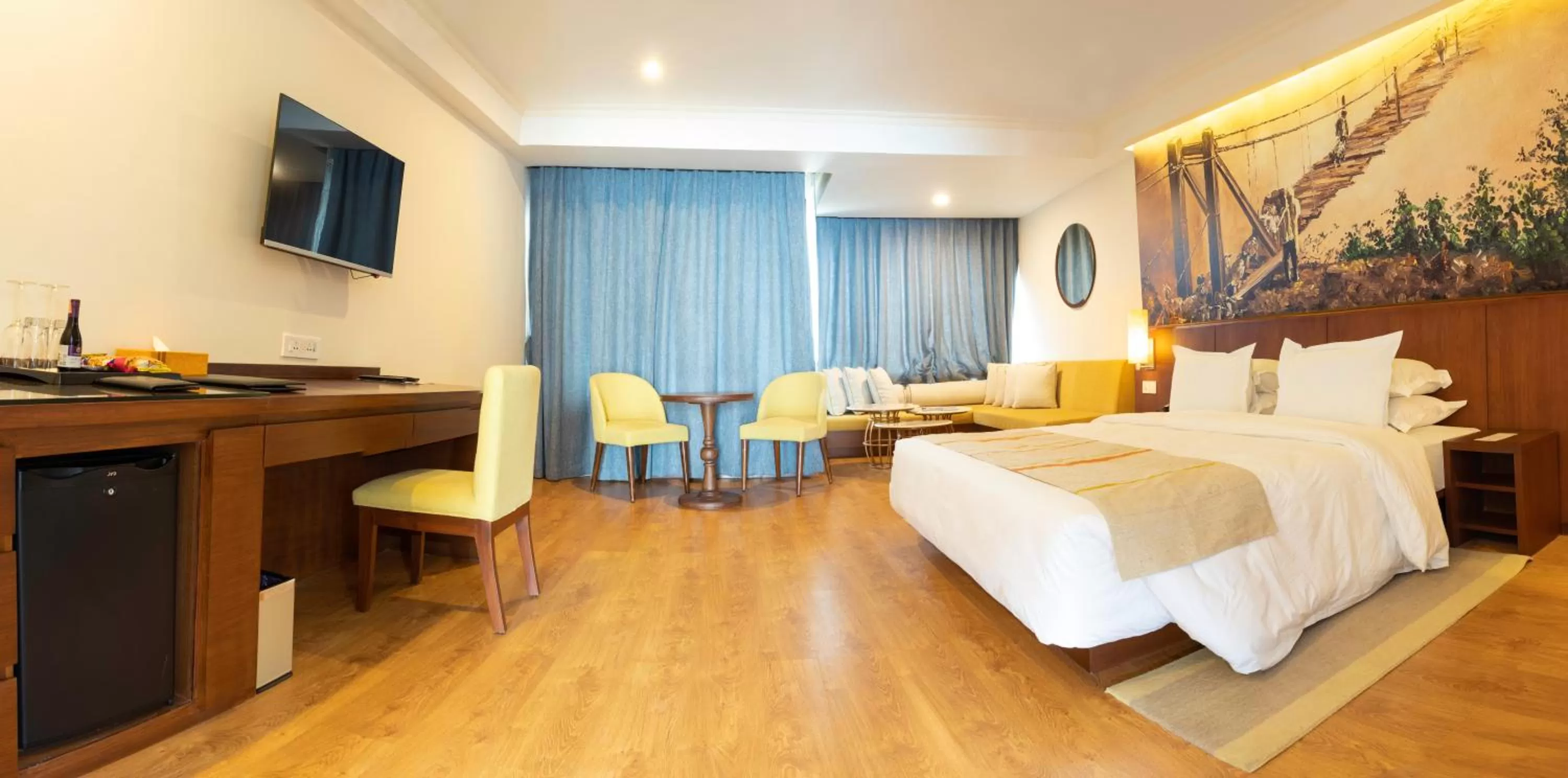 Photo of the whole room in Hotel Annapurna View Sarangkot