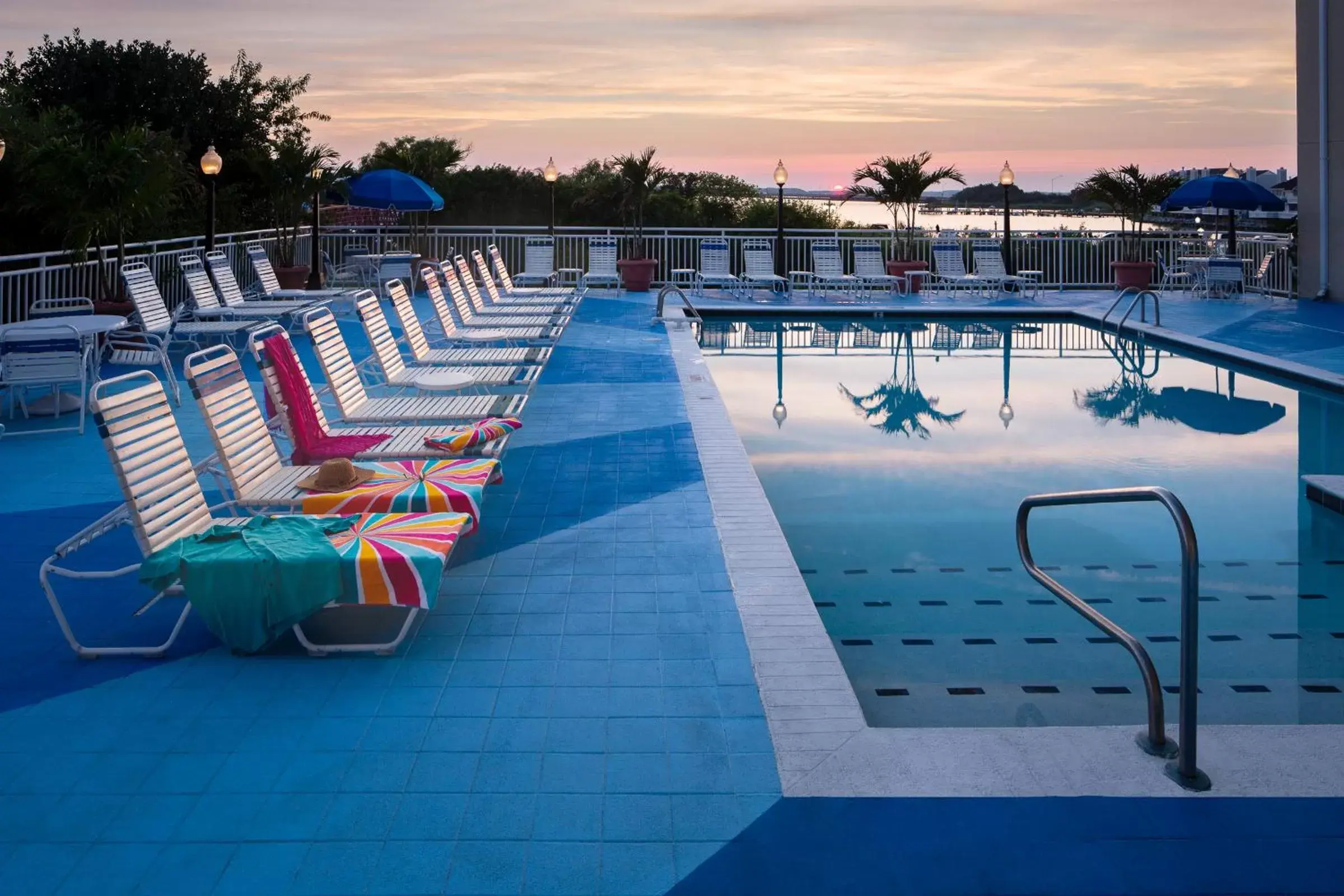 Swimming Pool in Coconut Malorie Resort Ocean City a Ramada by Wyndham