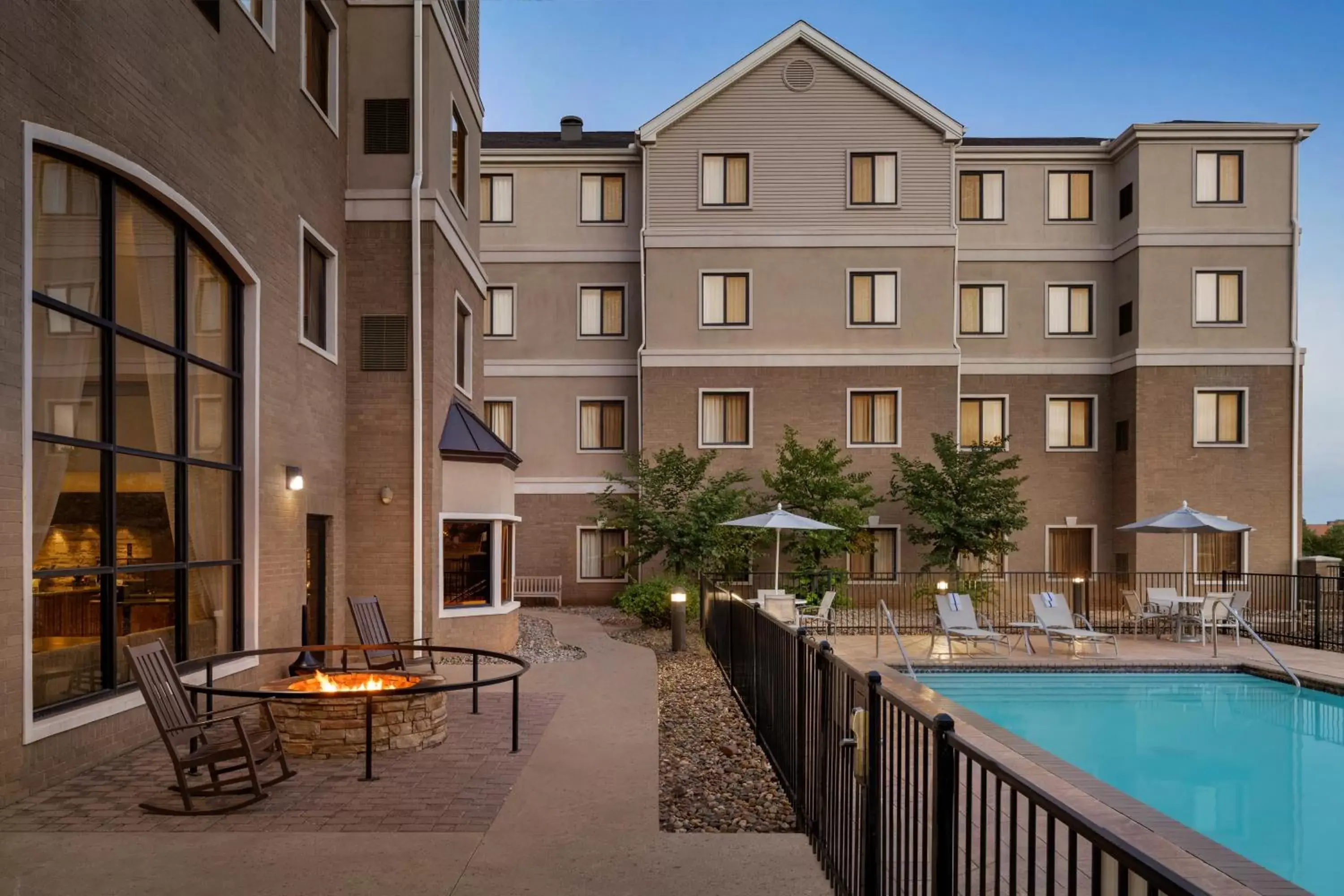 Patio, Swimming Pool in Staybridge Suites Oklahoma City-Quail Springs, an IHG Hotel