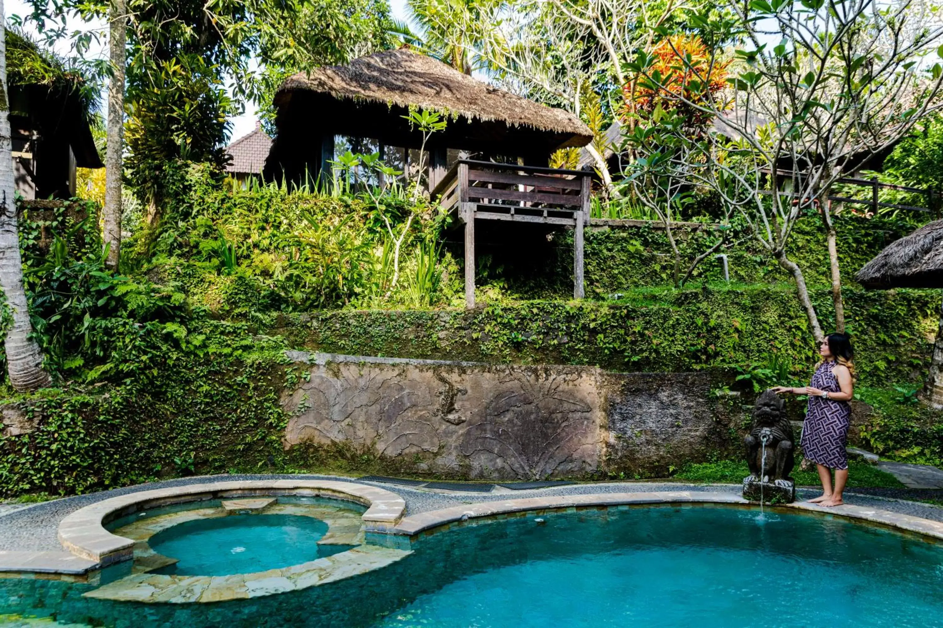 Swimming pool in Ubud Sari Health Resort Swimming pool in Ubud Sari Health Resort