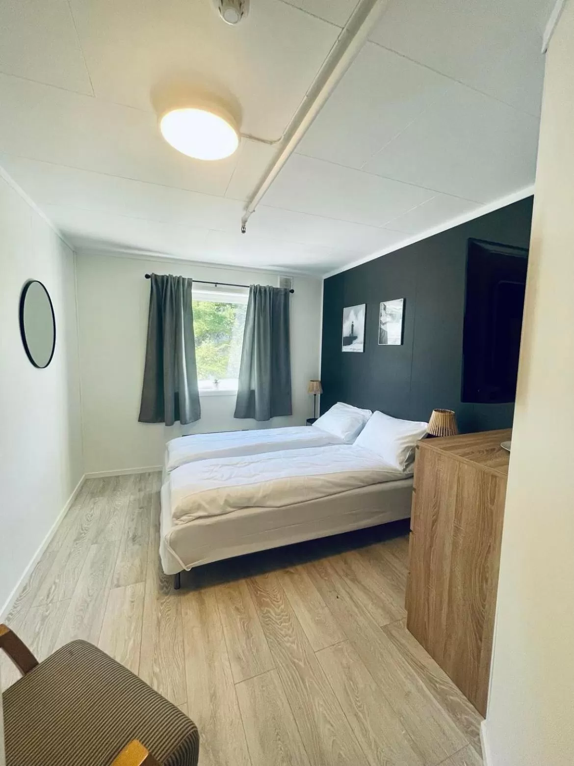 Bed in Marina Hotel Lofoten