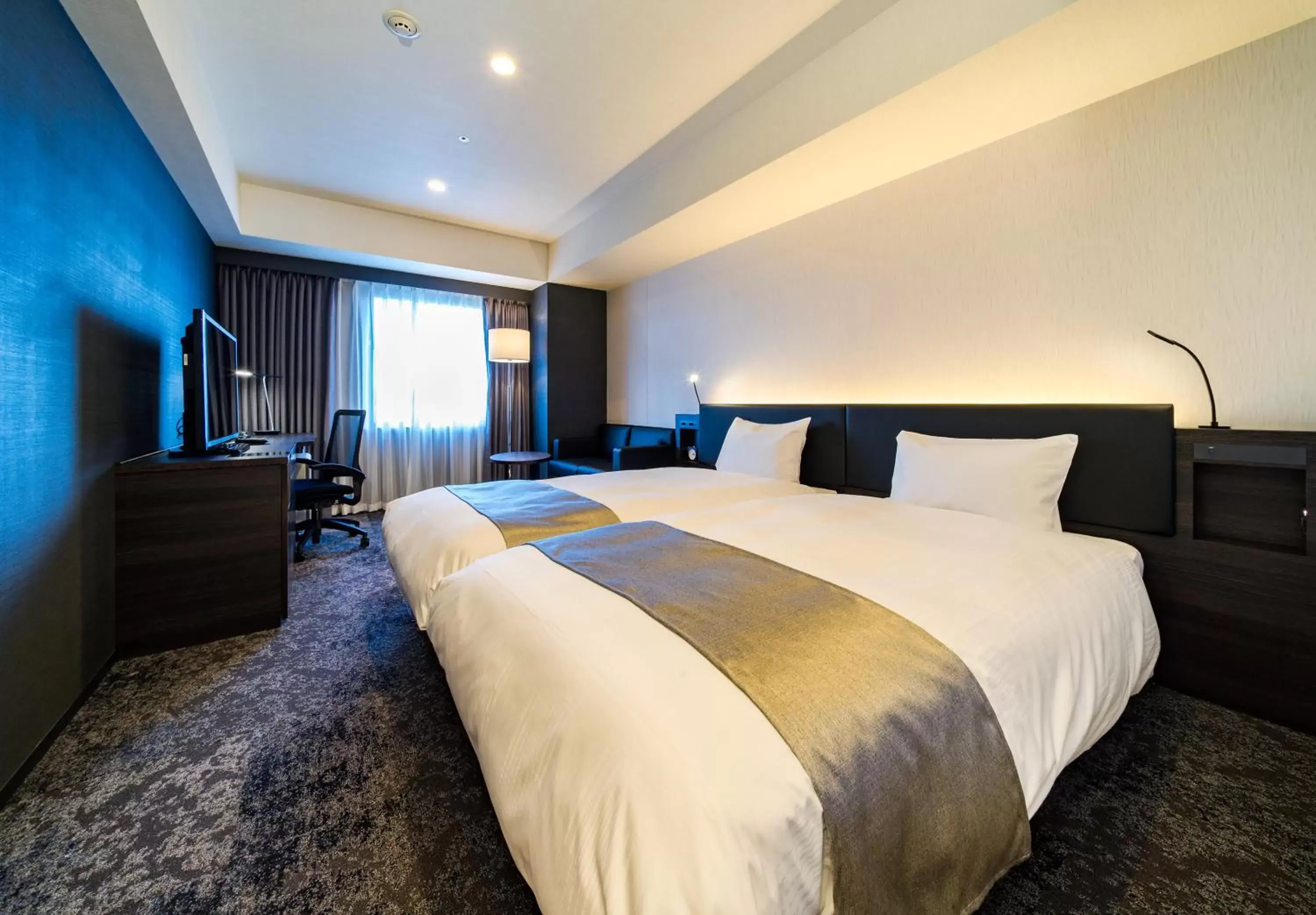 Photo of the whole room, Bed in Daiwa Roynet Hotel Koriyama Ekimae