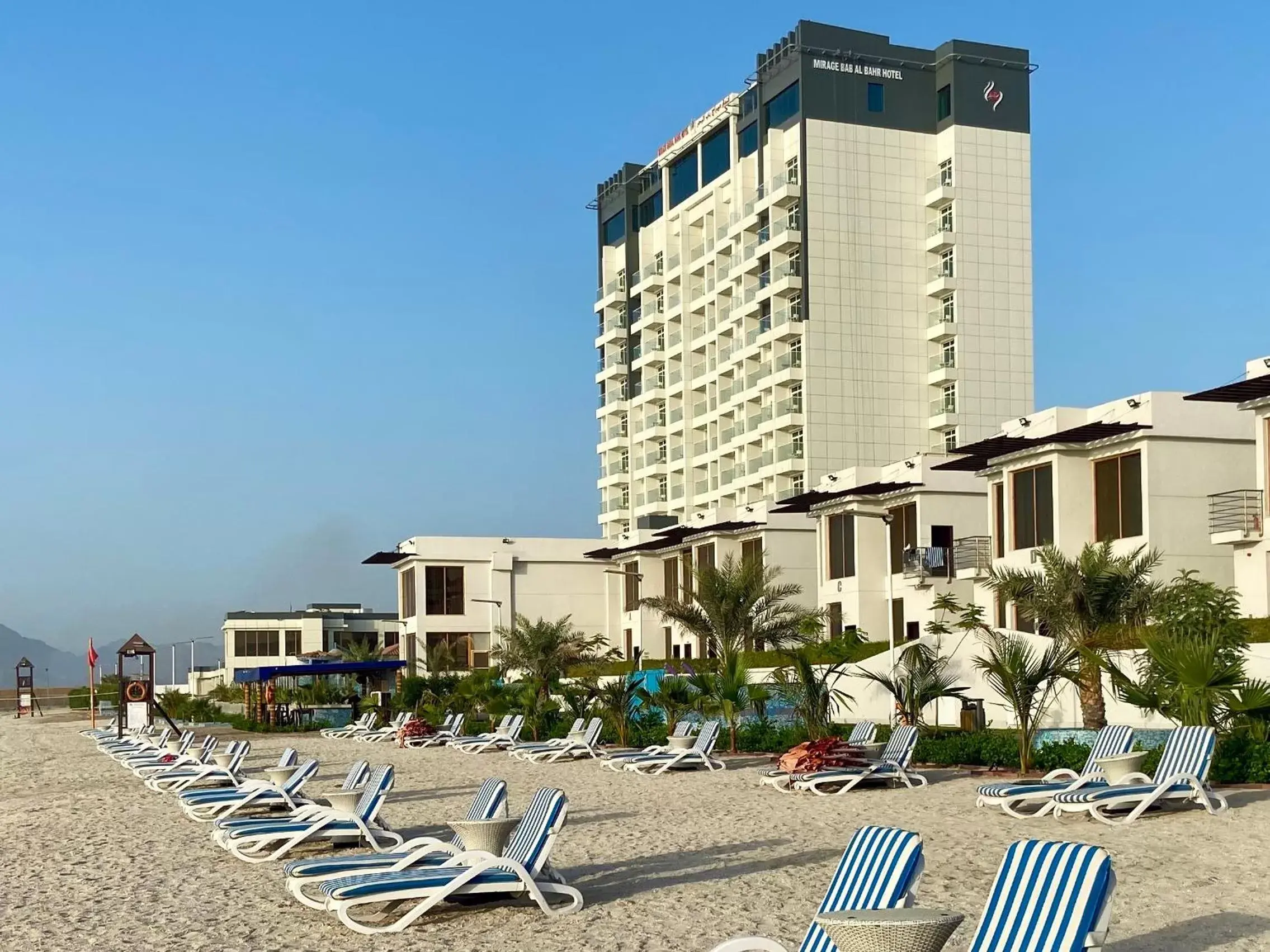 Beach, Property Building in Mirage Bab Al Bahr Beach Hotel