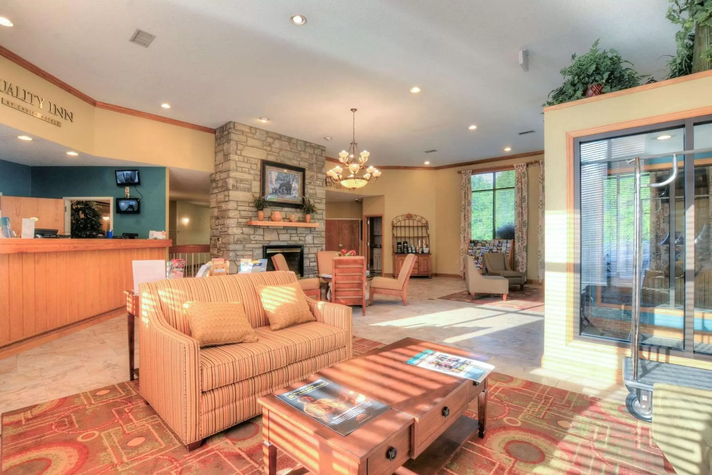 Lobby or reception in Quality Inn Cherokee Lobby or reception in Quality Inn Cherokee