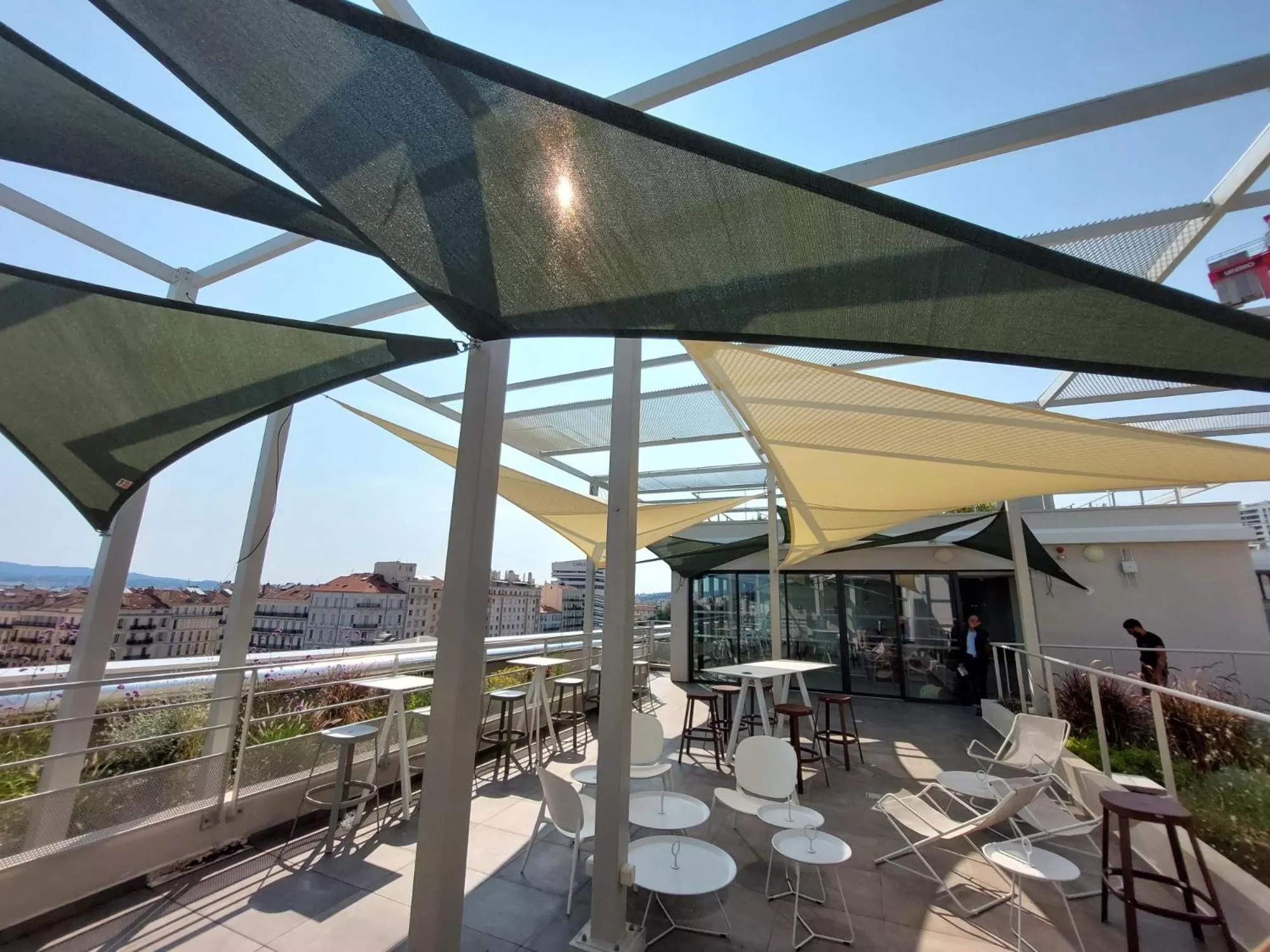 Patio in Apparthotel Privilodges Toulon