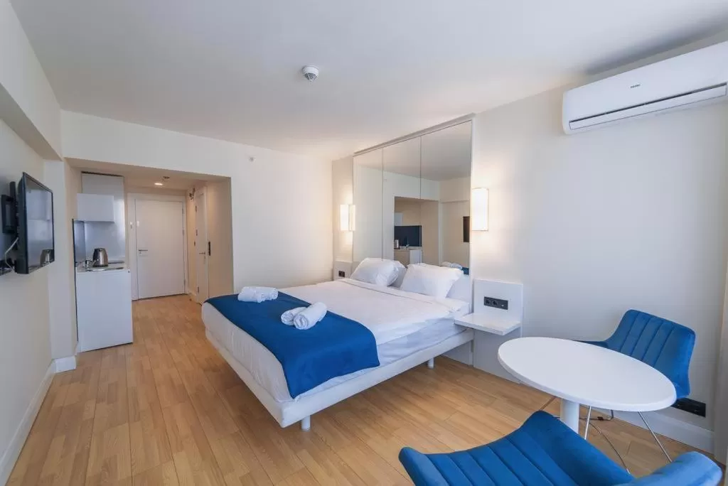 Bed in Orbi City Batumi Beach