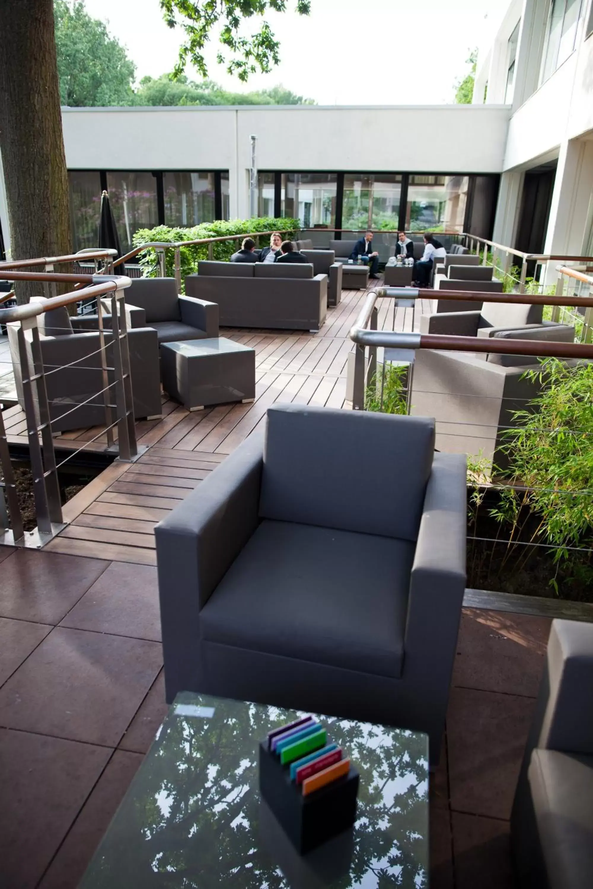 Patio, Restaurant/Places to Eat in Hotel Dolce La Hulpe Brussels