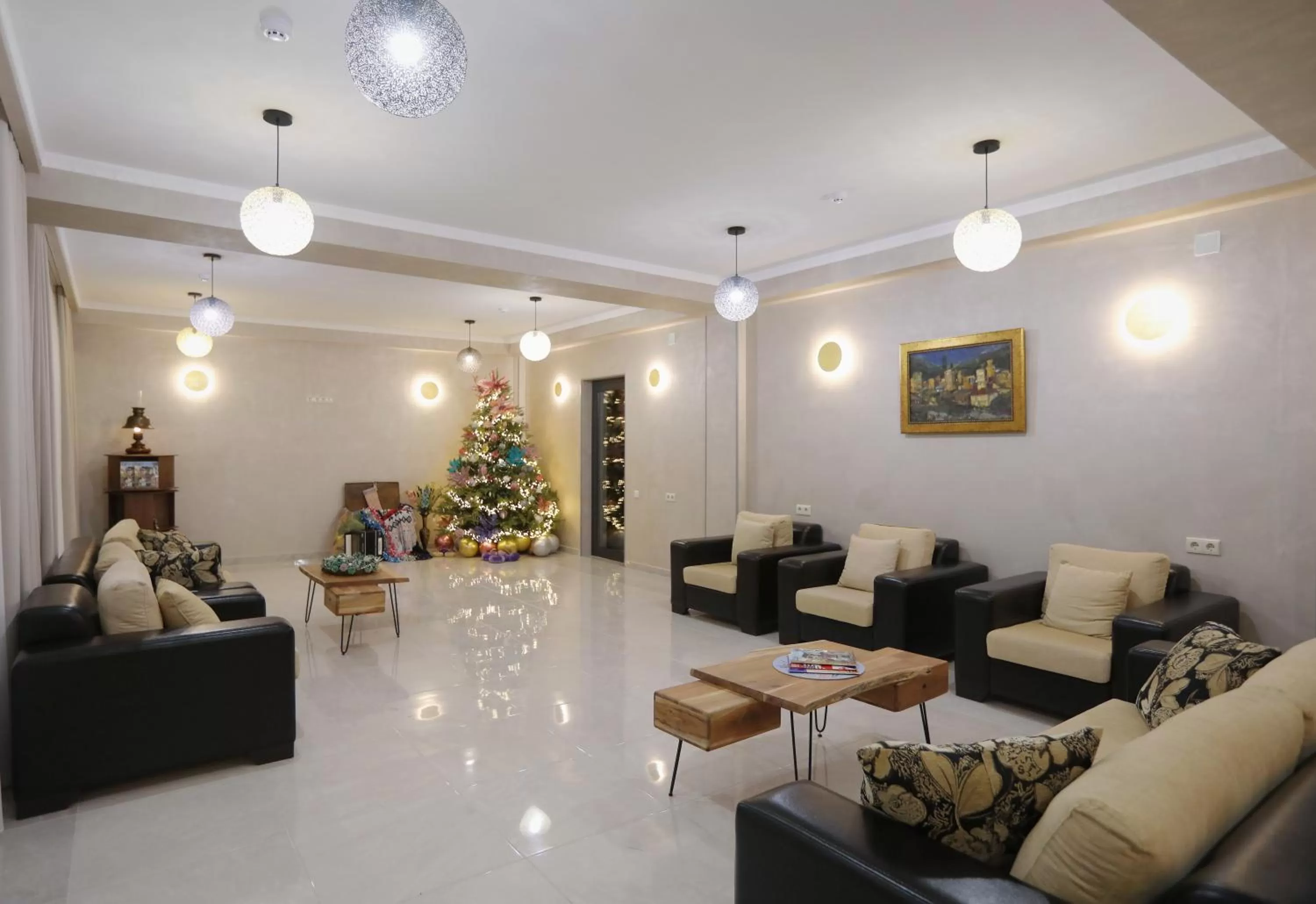 Lobby or reception in Sunset Terrace Mestia