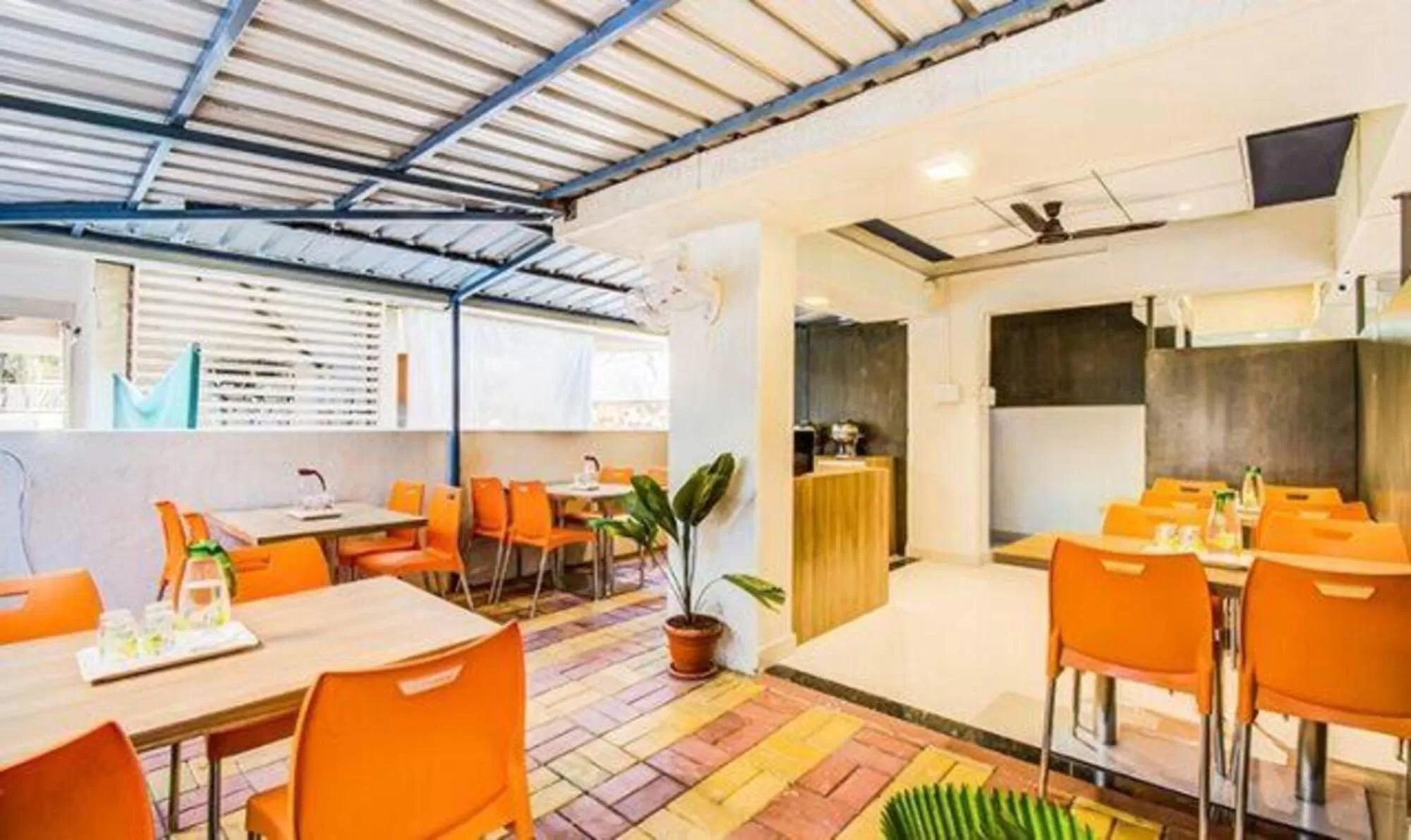 Dining area in FabHotel Sky Bay Residency - Near Kodambakkam Railway Station