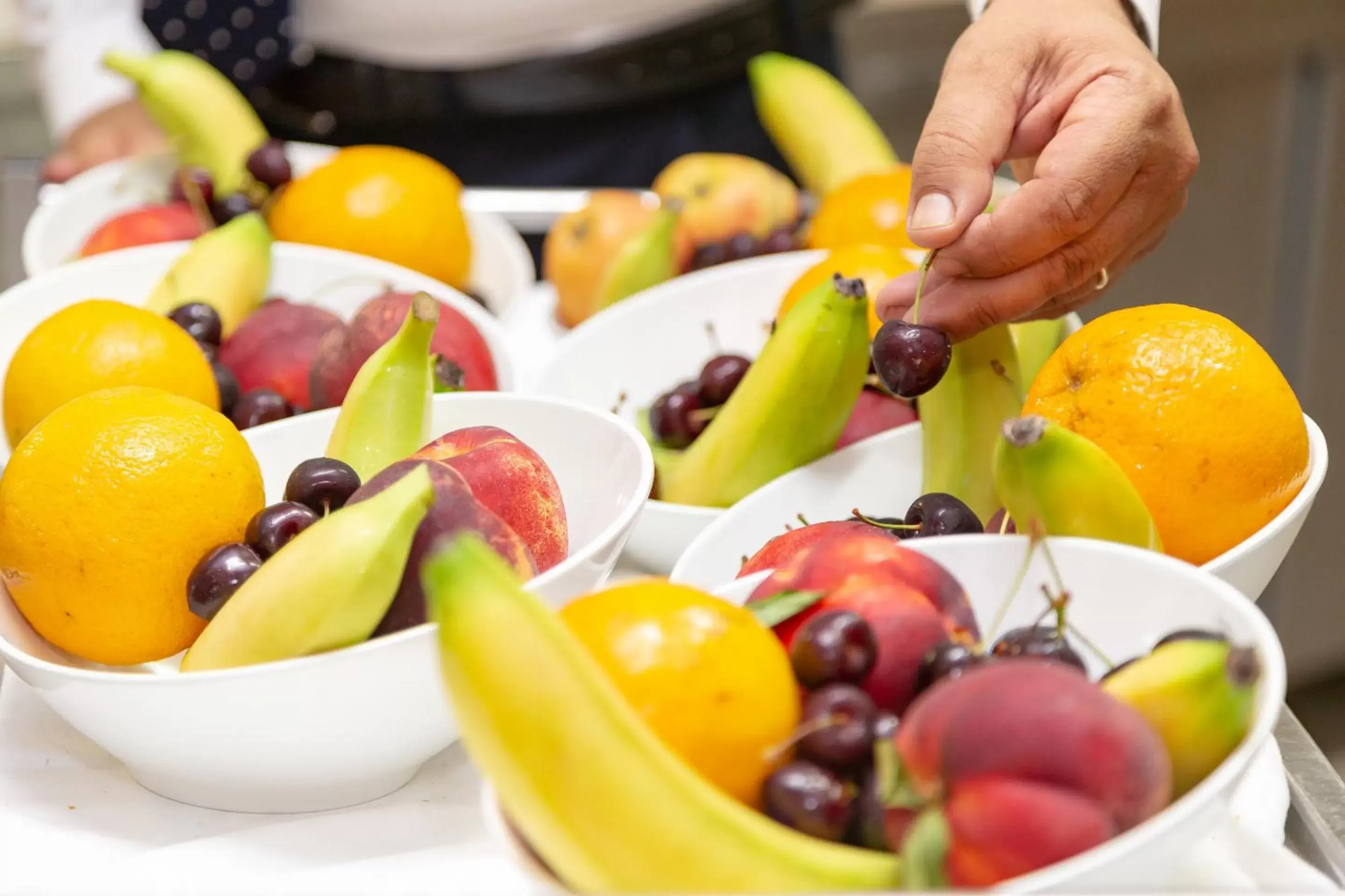 Buffet breakfast, Food in Hotel Ariston and Palazzo Santa Caterina