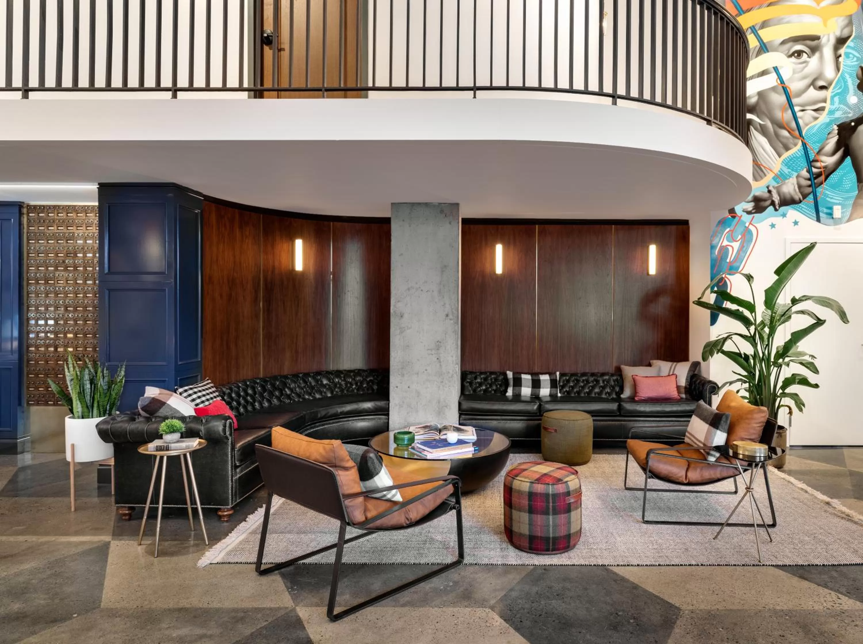 Lobby or reception in The Revolution Hotel