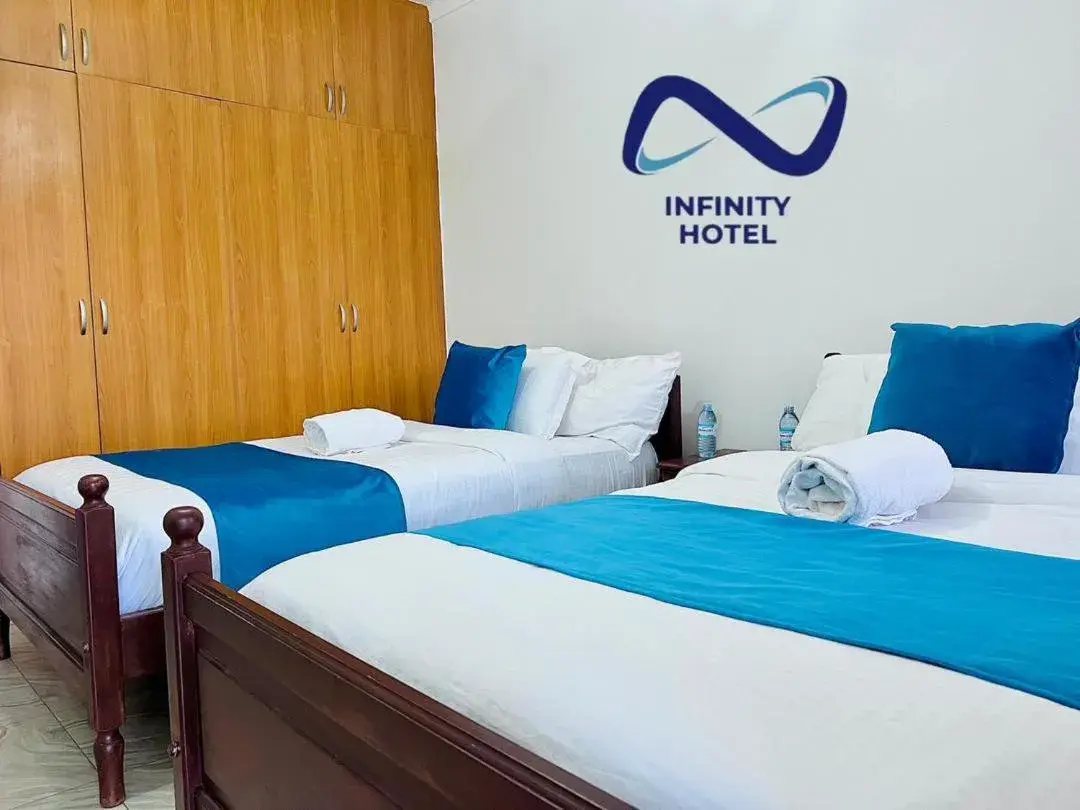 Bedroom, Bed in Infinity Hotel Kampala