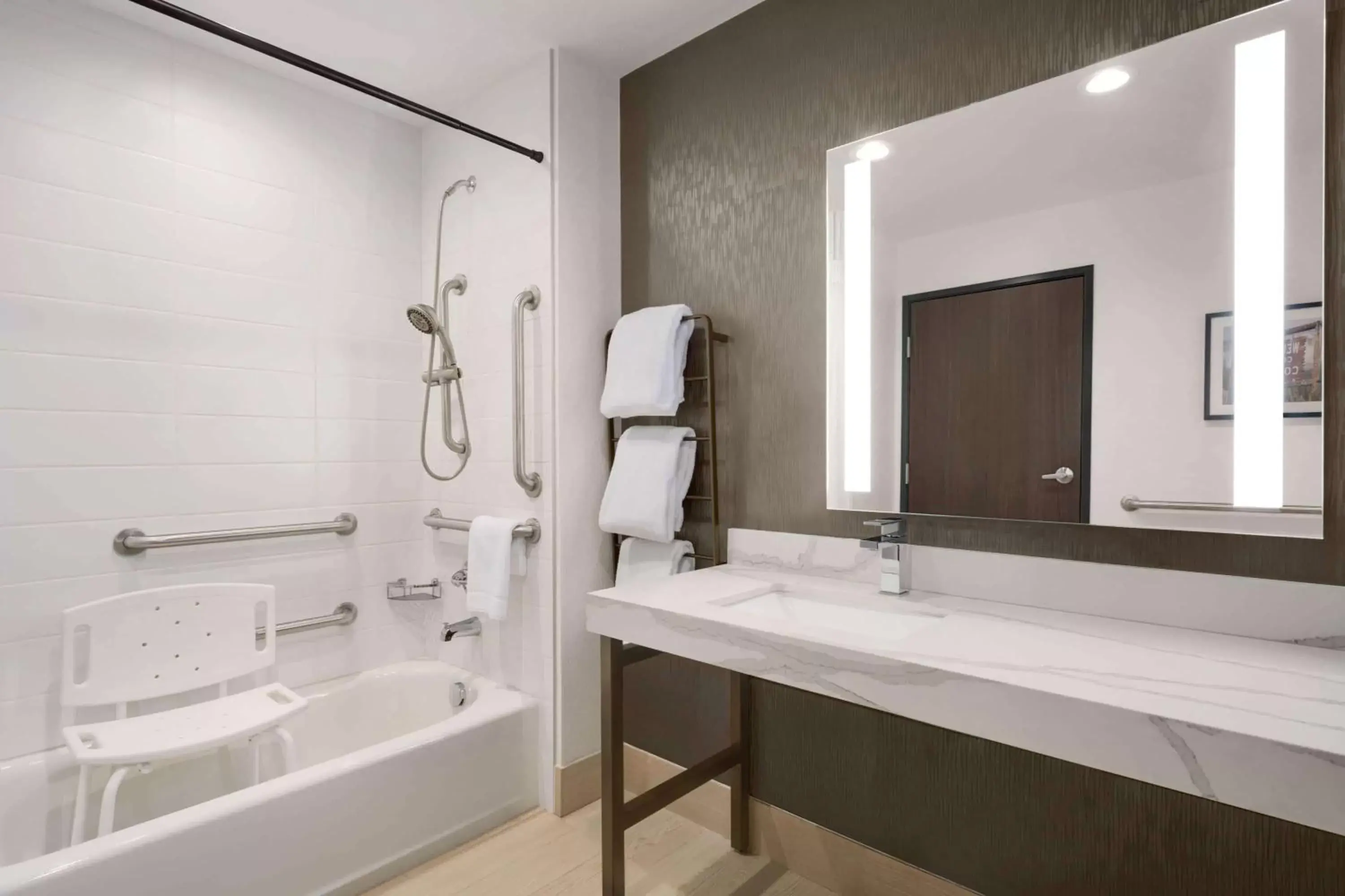 Shower, Bathroom in La Quinta Inn & Suites by Wyndham Denver Parker