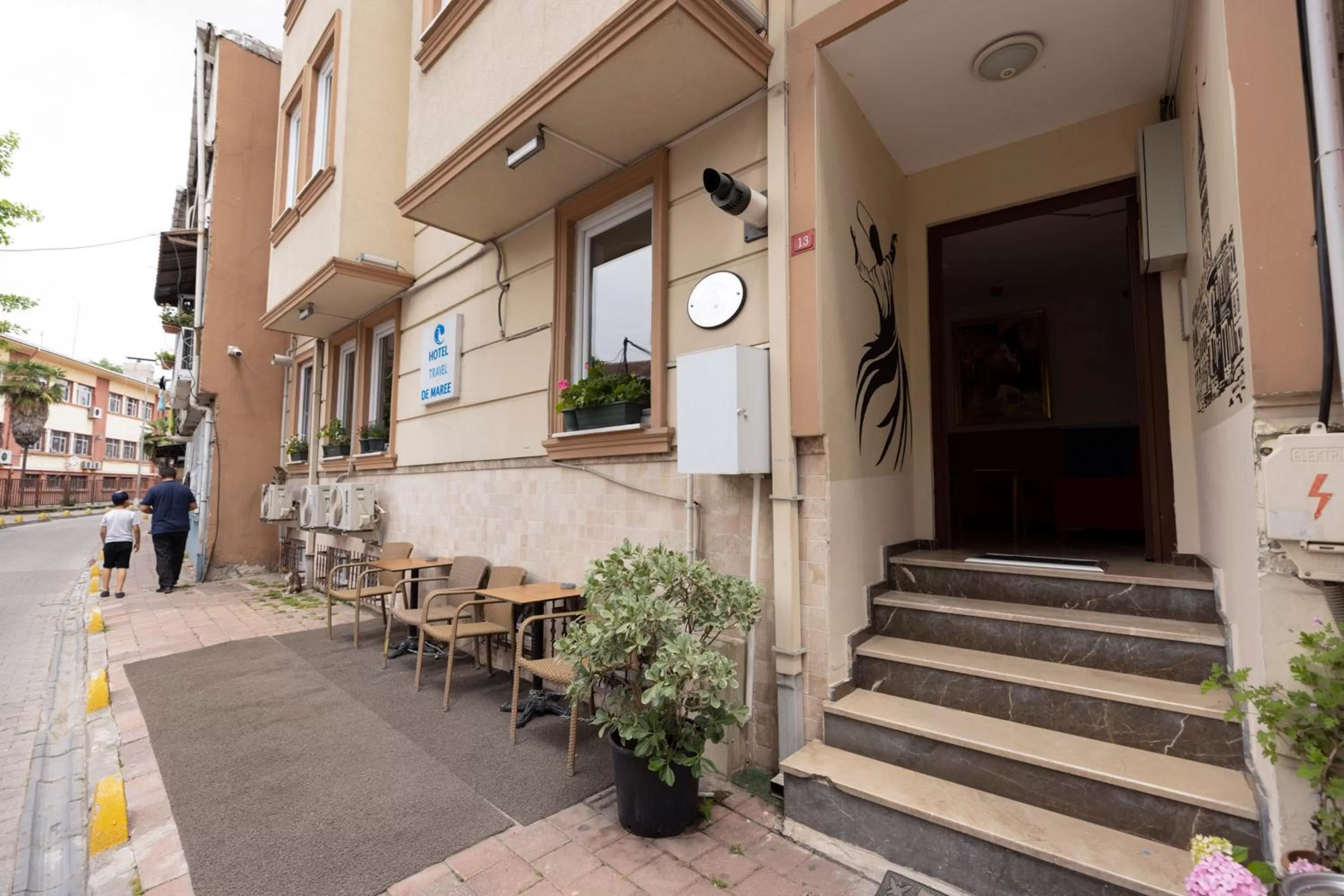 Facade/entrance in De Marêe