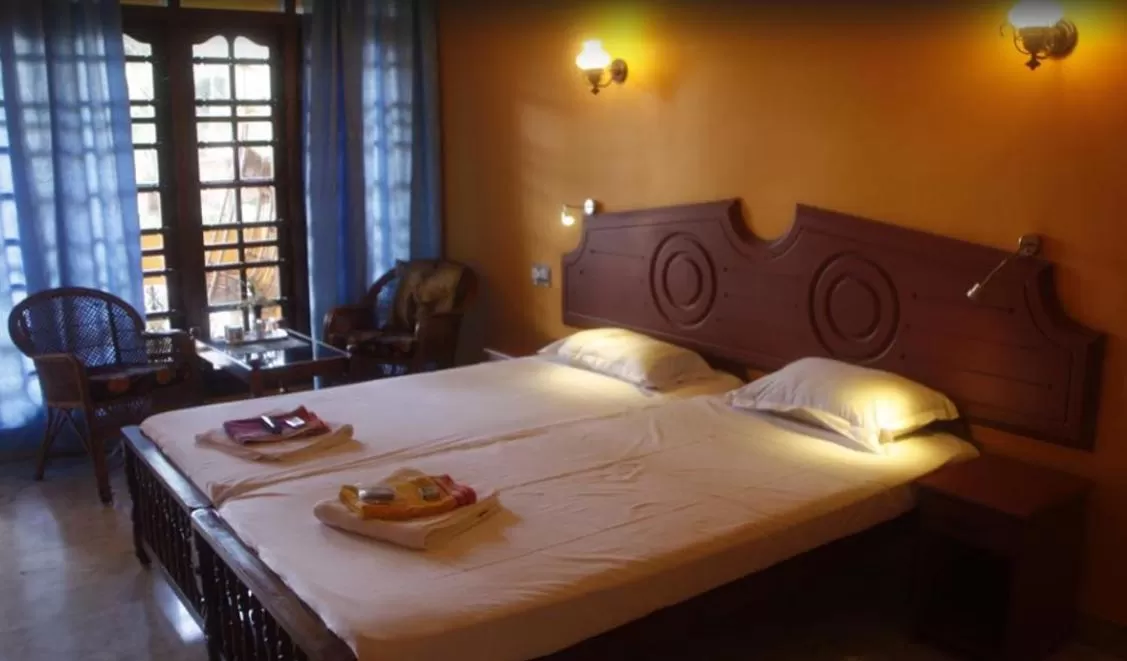 Bed in Anitha's Garden Stay