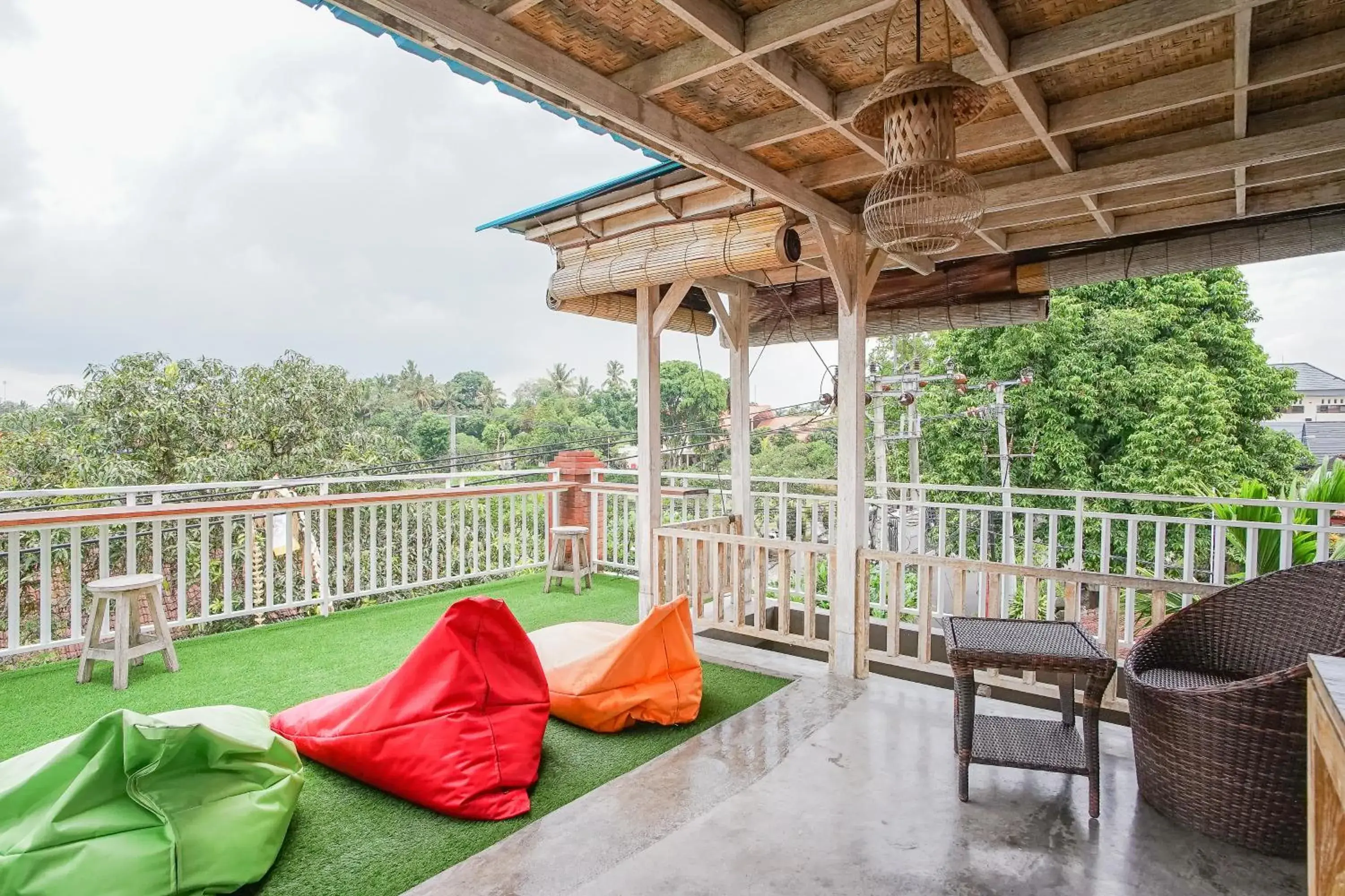 Balcony/Terrace in Kememai Hostel