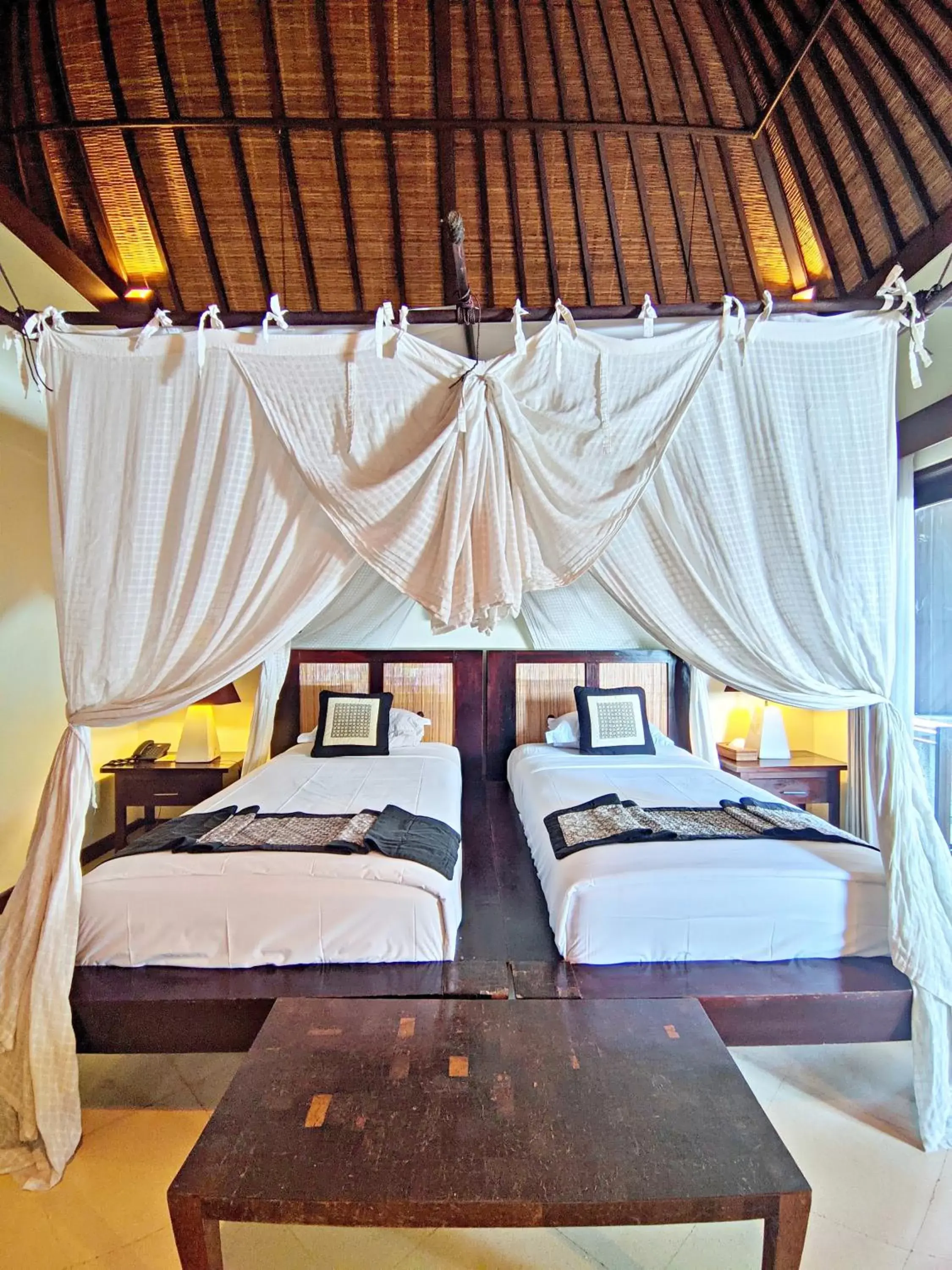 Bed in Barong Resort and Spa