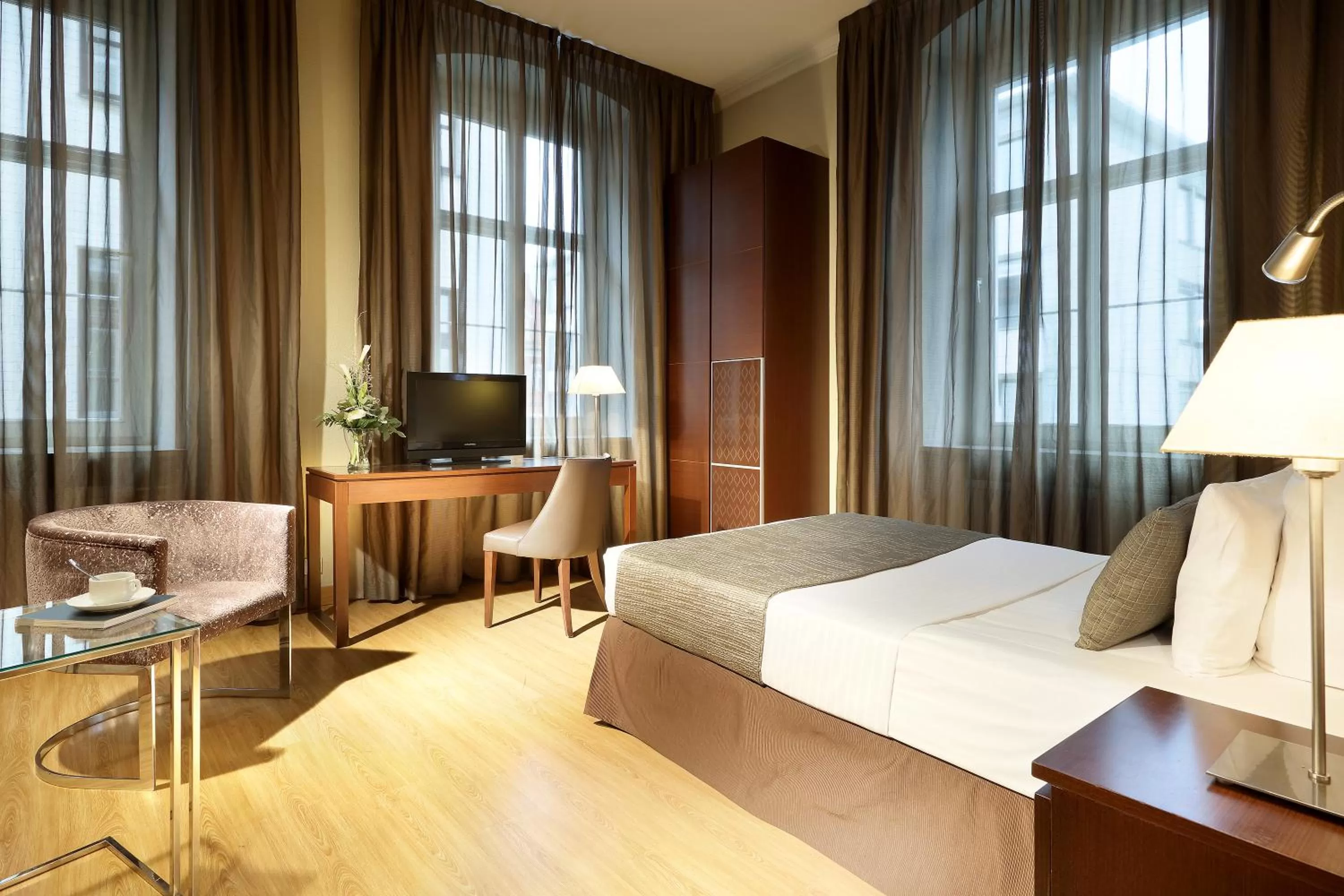 Bed in Eurostars Park Hotel Maximilian