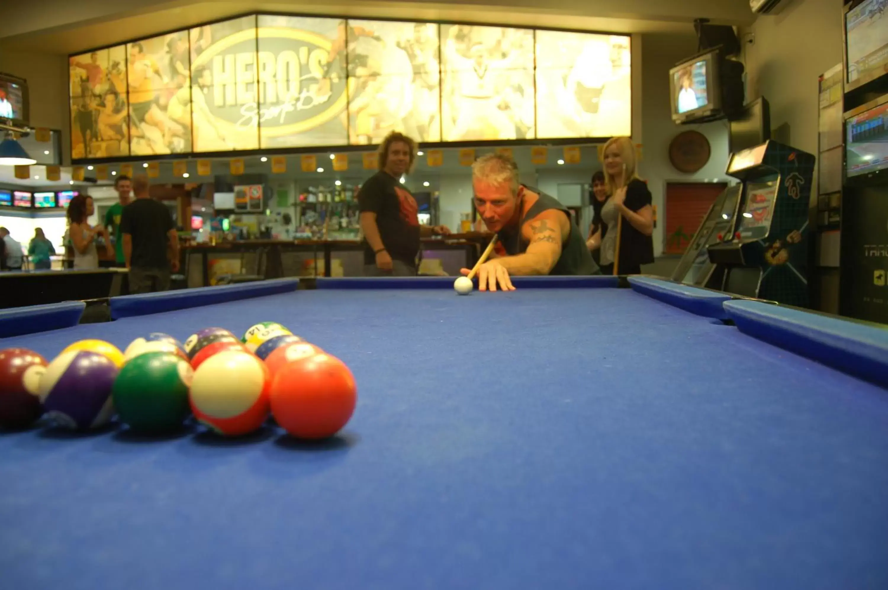 Billiards in Slipway Hotel Motel
