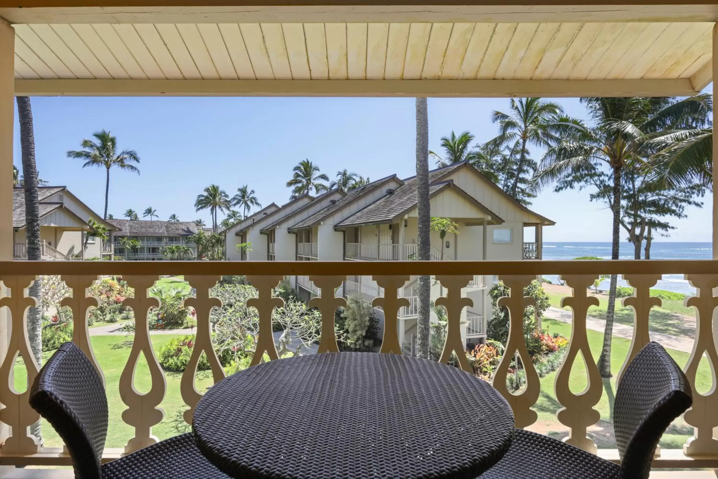 View (from property/room), Balcony/Terrace in Aston Islander On The Beach