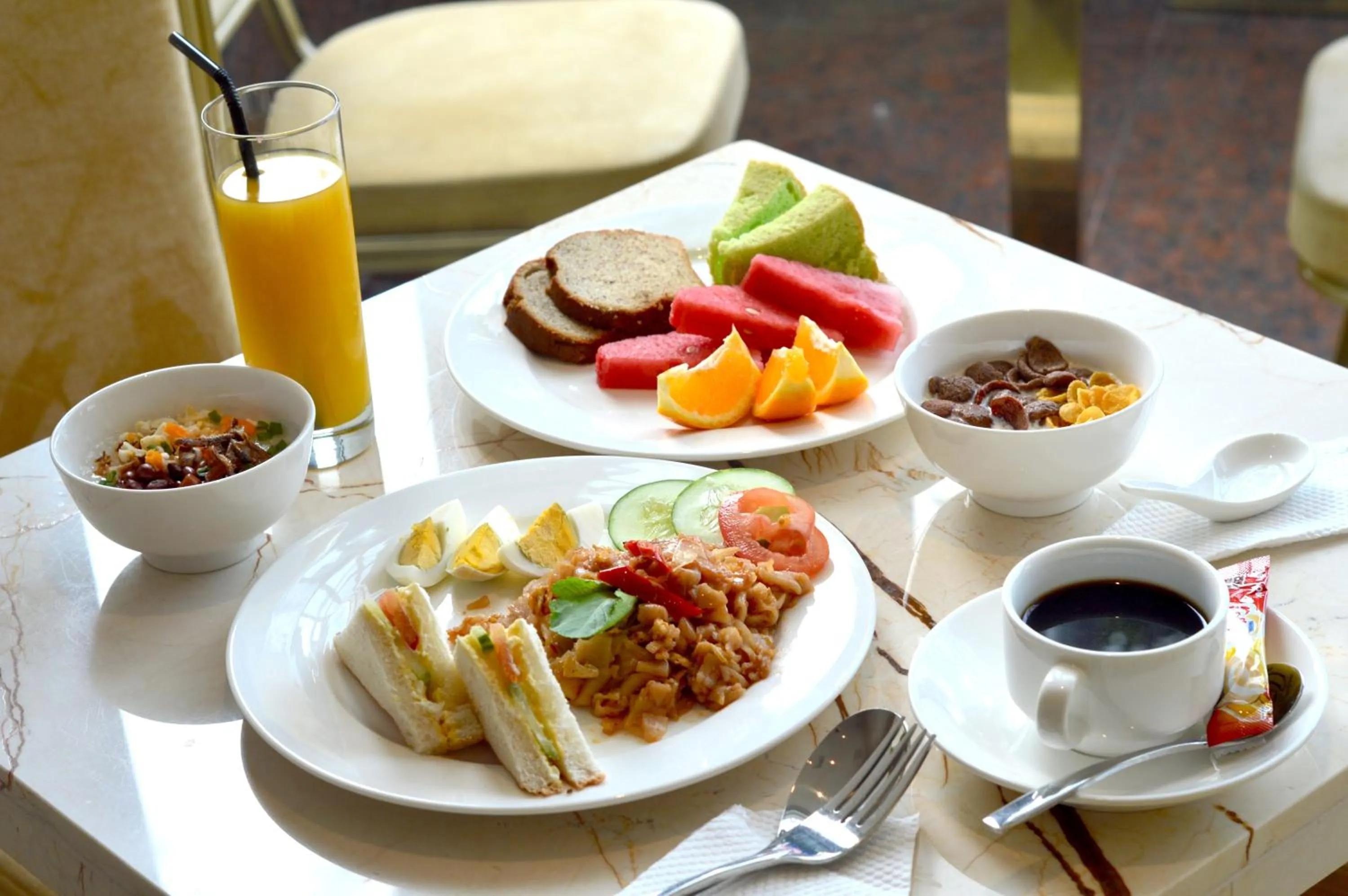 Food close-up in InnB Park Hotel