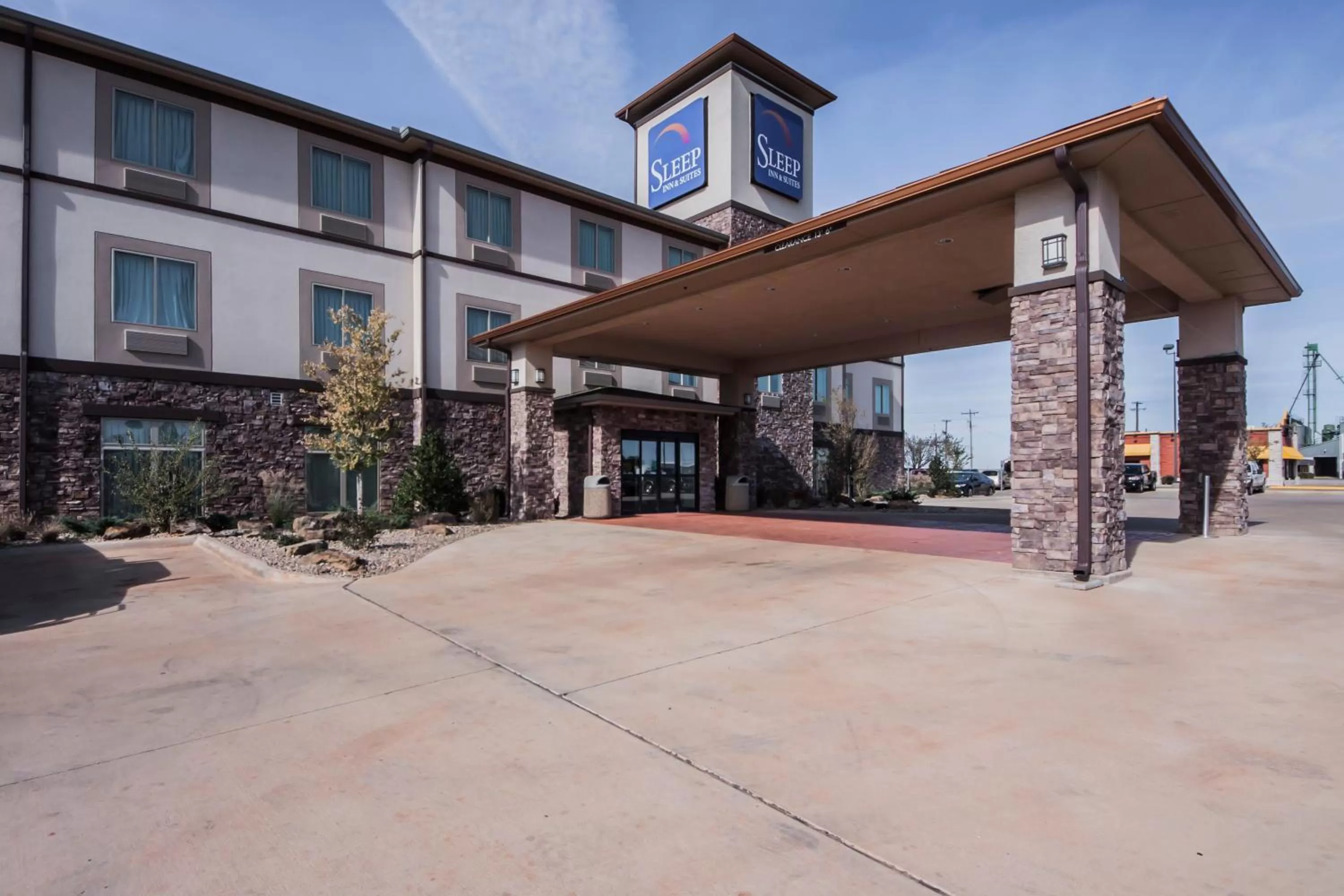 Property building in Sleep Inn & Suites Hennessey