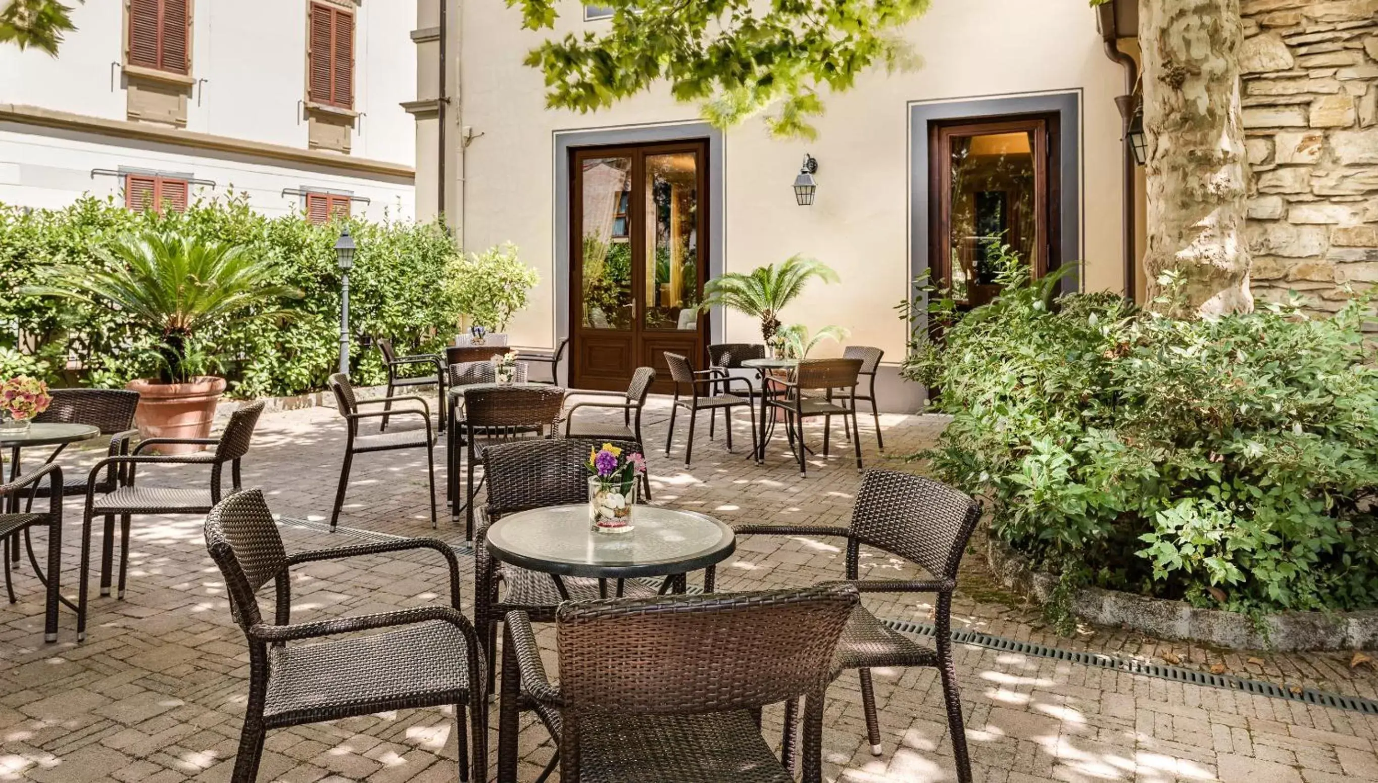 Garden in Hotel Da Vinci