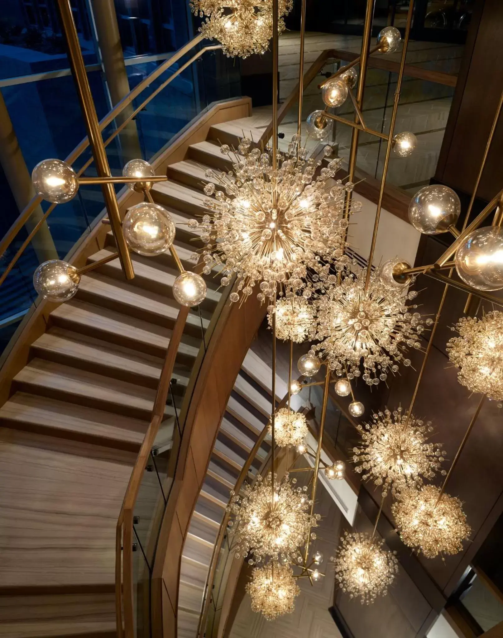 Lobby or reception in Omni Hotel at the Battery Atlanta Lobby or reception in Omni Hotel at the Battery Atlanta