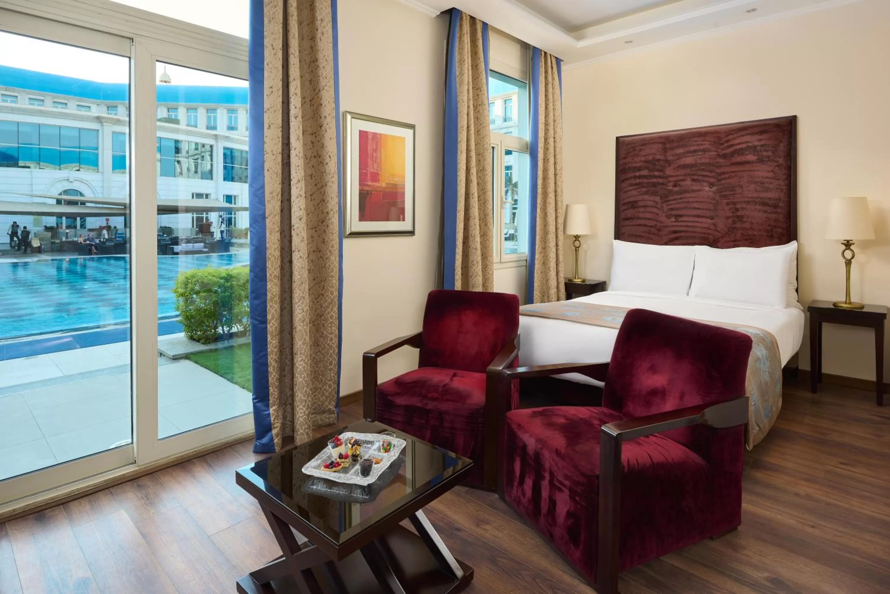 Seating area in Royal Maxim Palace Kempinski Cairo