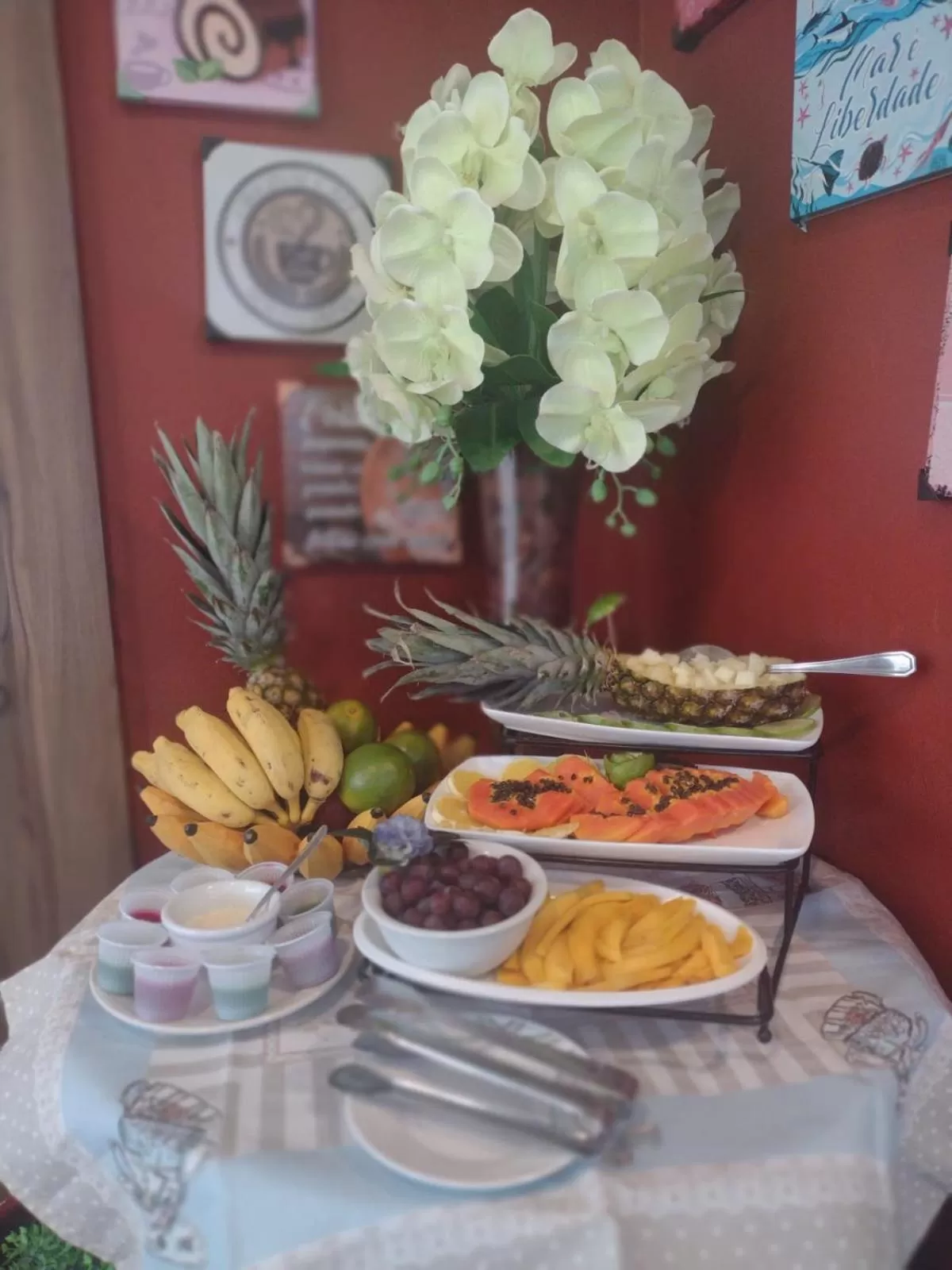 Breakfast in Pousada Rota das Praias