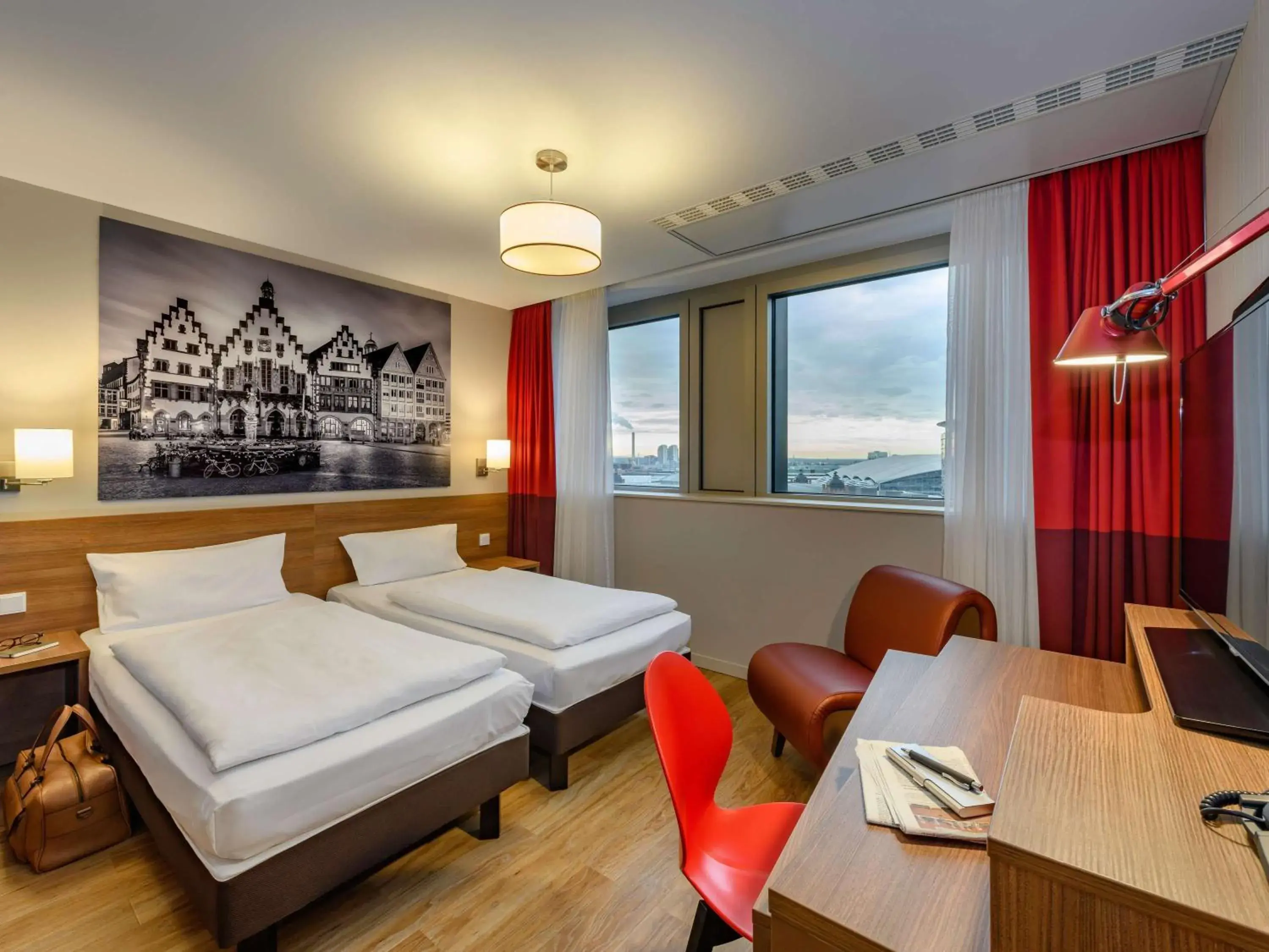 Bedroom in Aparthotel Adagio Frankfurt City Messe