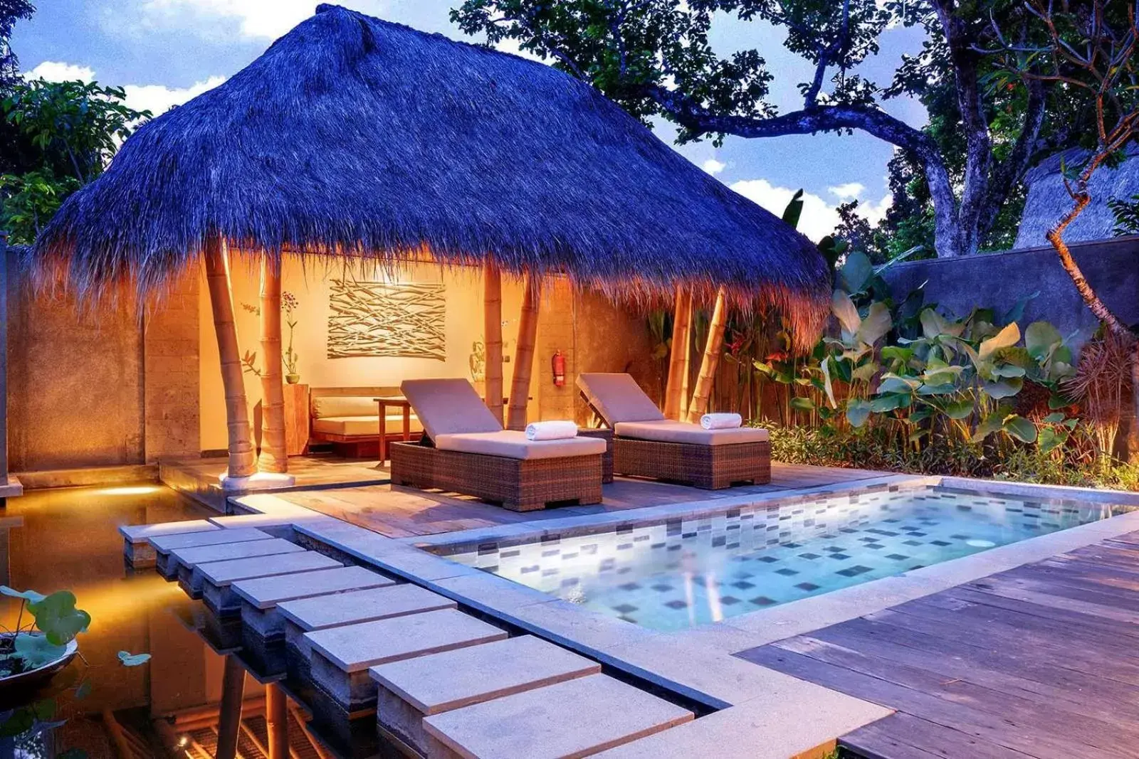 Swimming pool in Fivelements Retreat Bali, Ubud Swimming pool in Fivelements Retreat Bali, Ubud