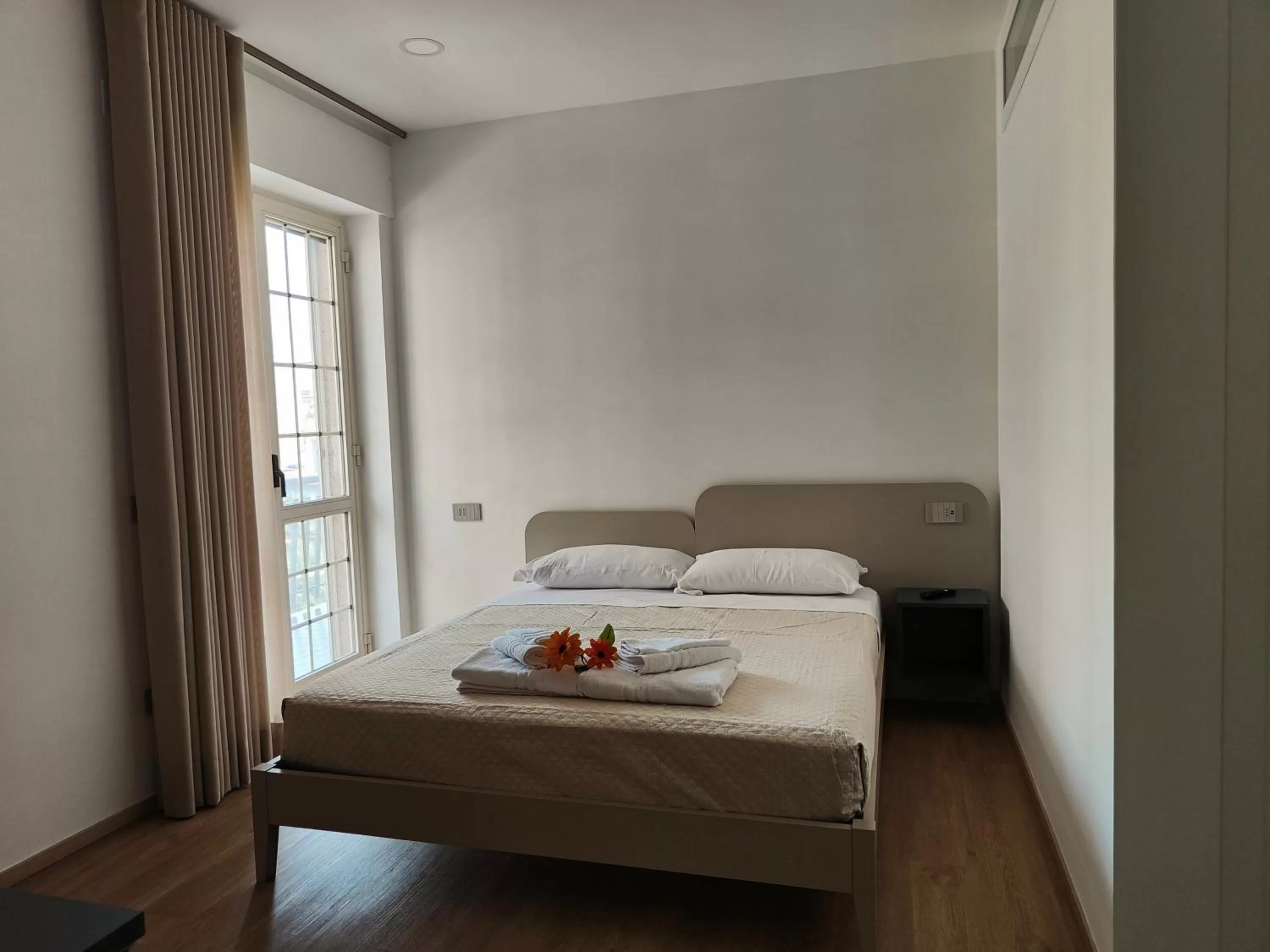 Bed in Pompeya Bed and Breakfast