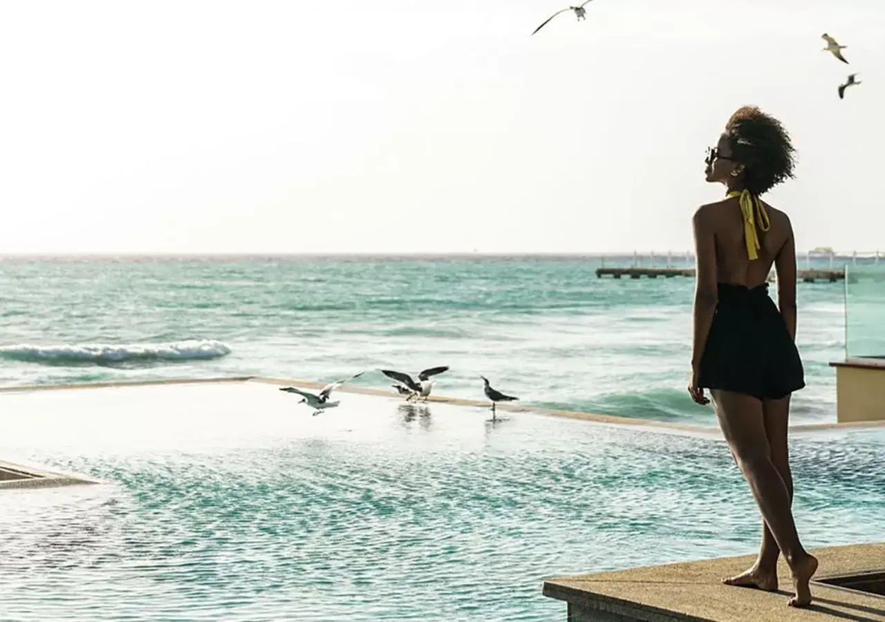 People, Beach in Grand Hyatt Playa del Carmen Resort