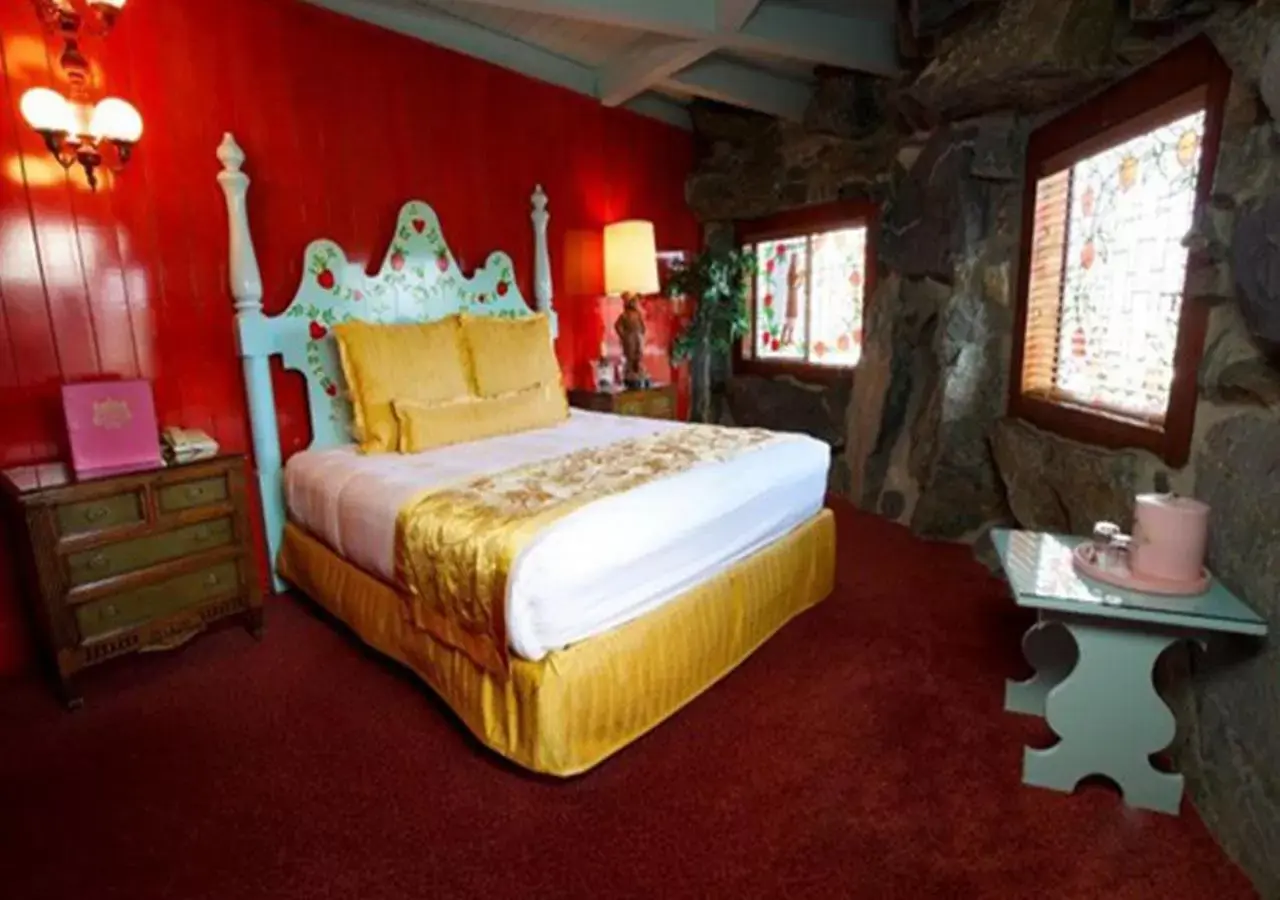 Bed in Madonna Inn