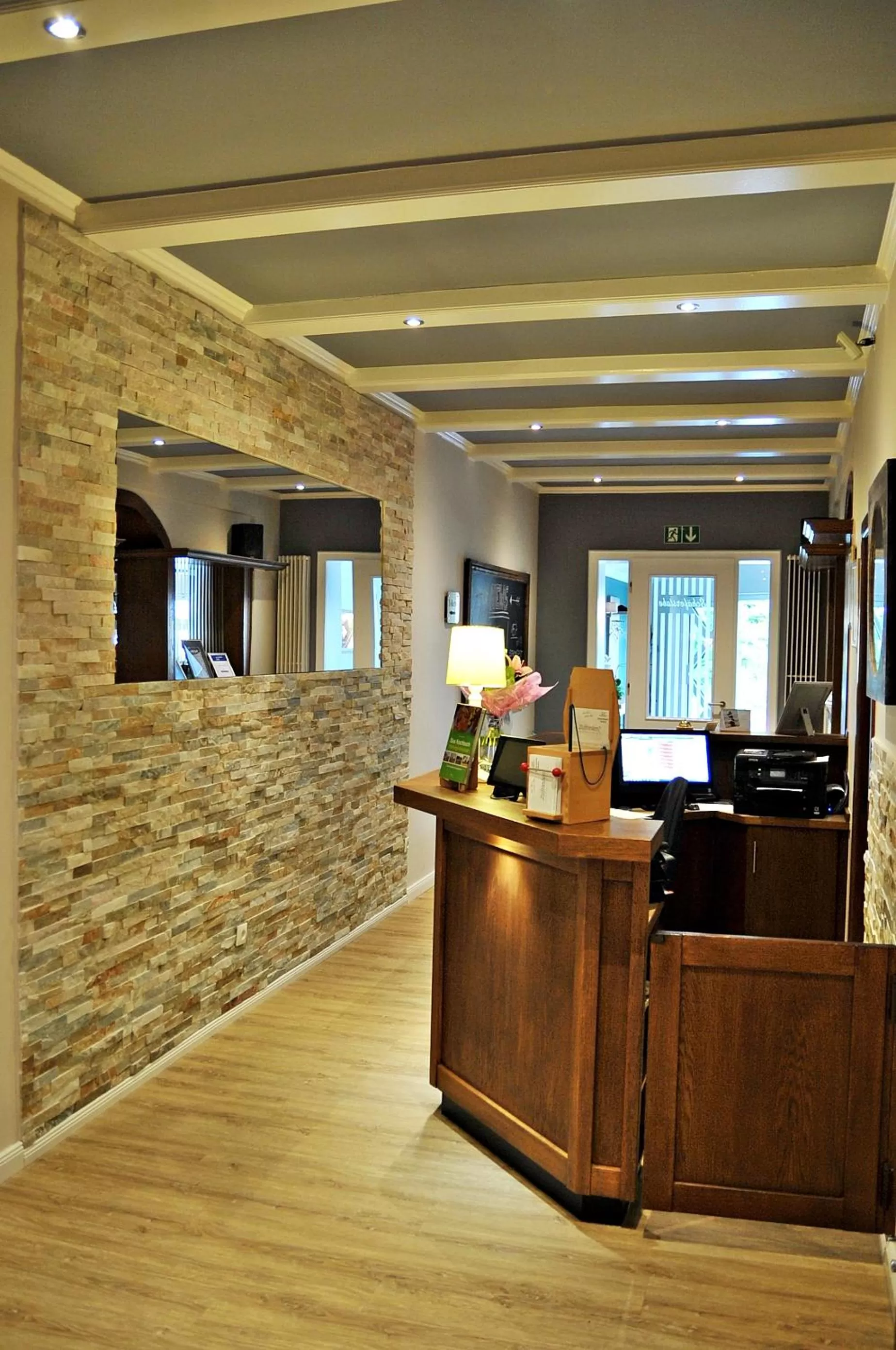 Lobby or reception in Hotel Restaurant Bürgerklause Tapken